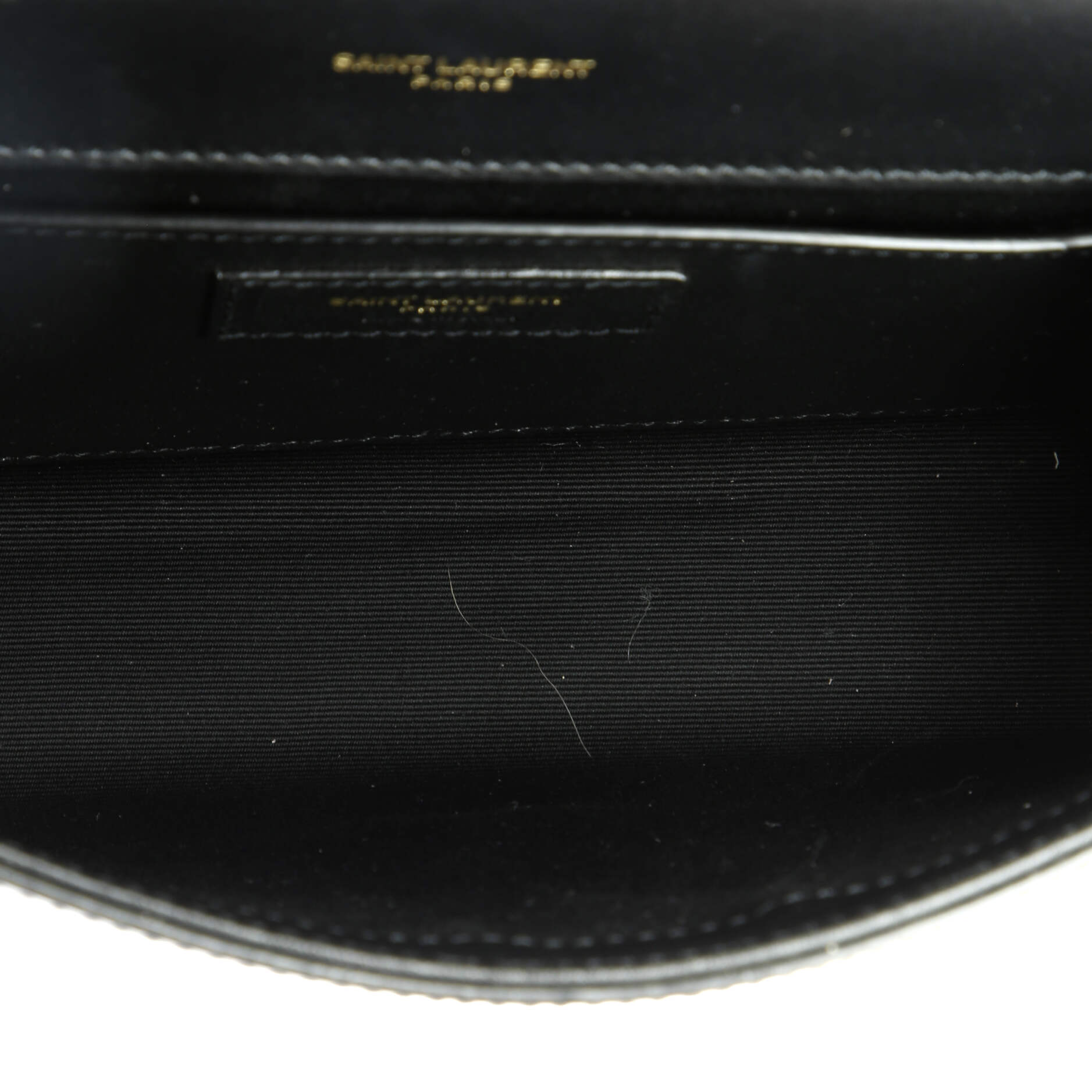 Saint Laurent Classic Monogram Crossbody Bag Patent and Suede Small