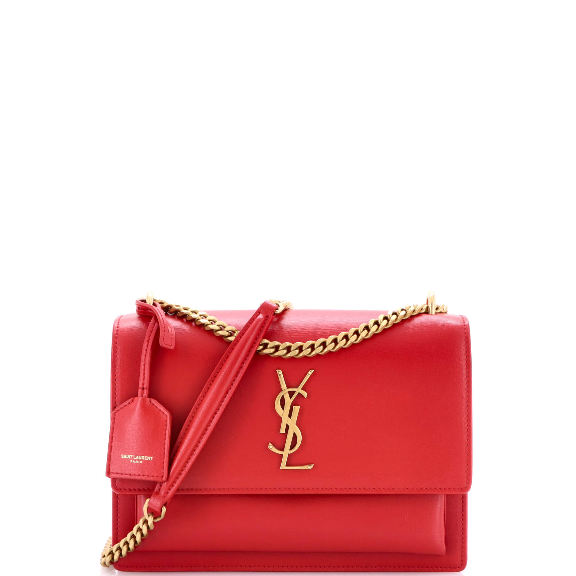 Saint Laurent Sunset Crossbody Bag Leather Medium