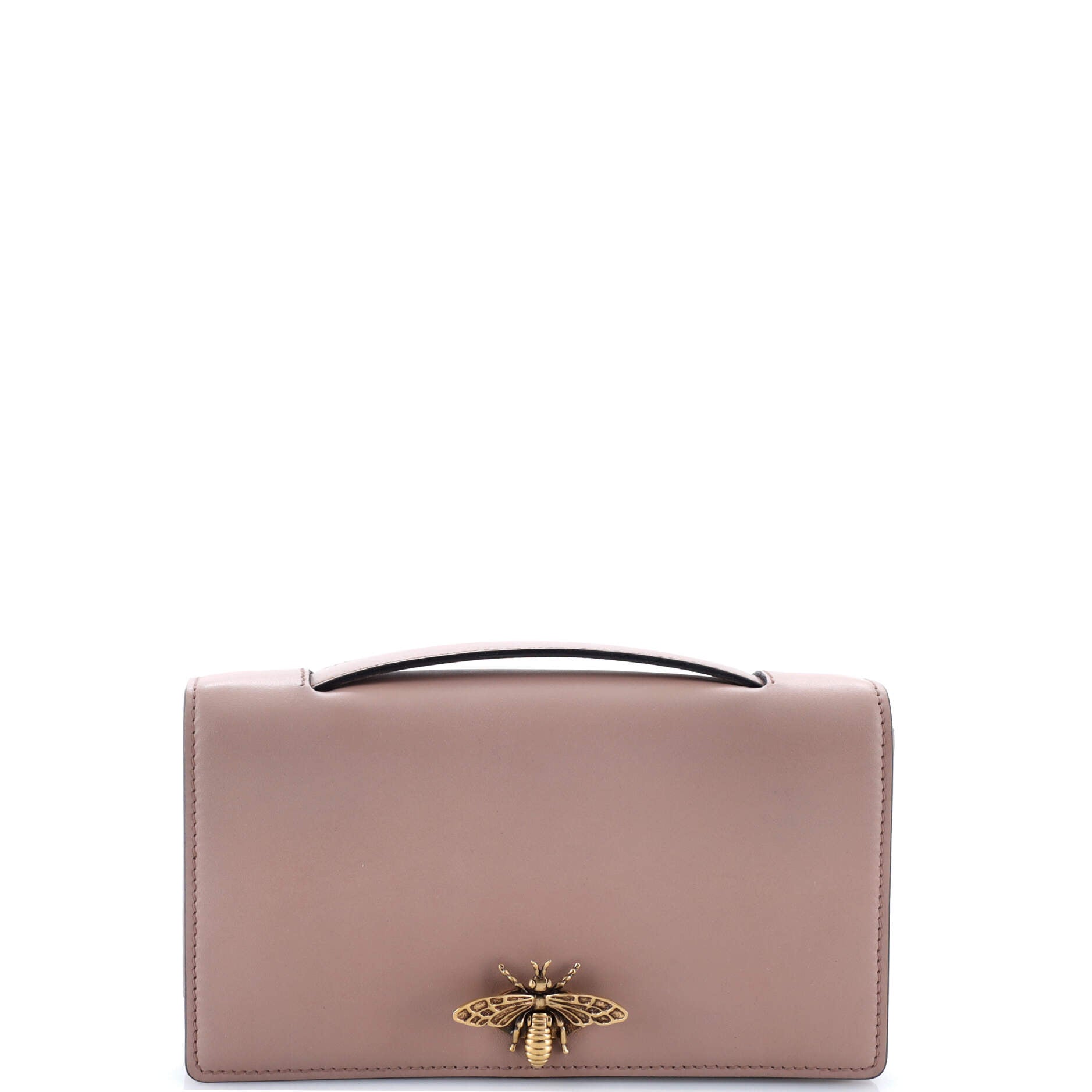 Christian Dior Bee Clutch Leather