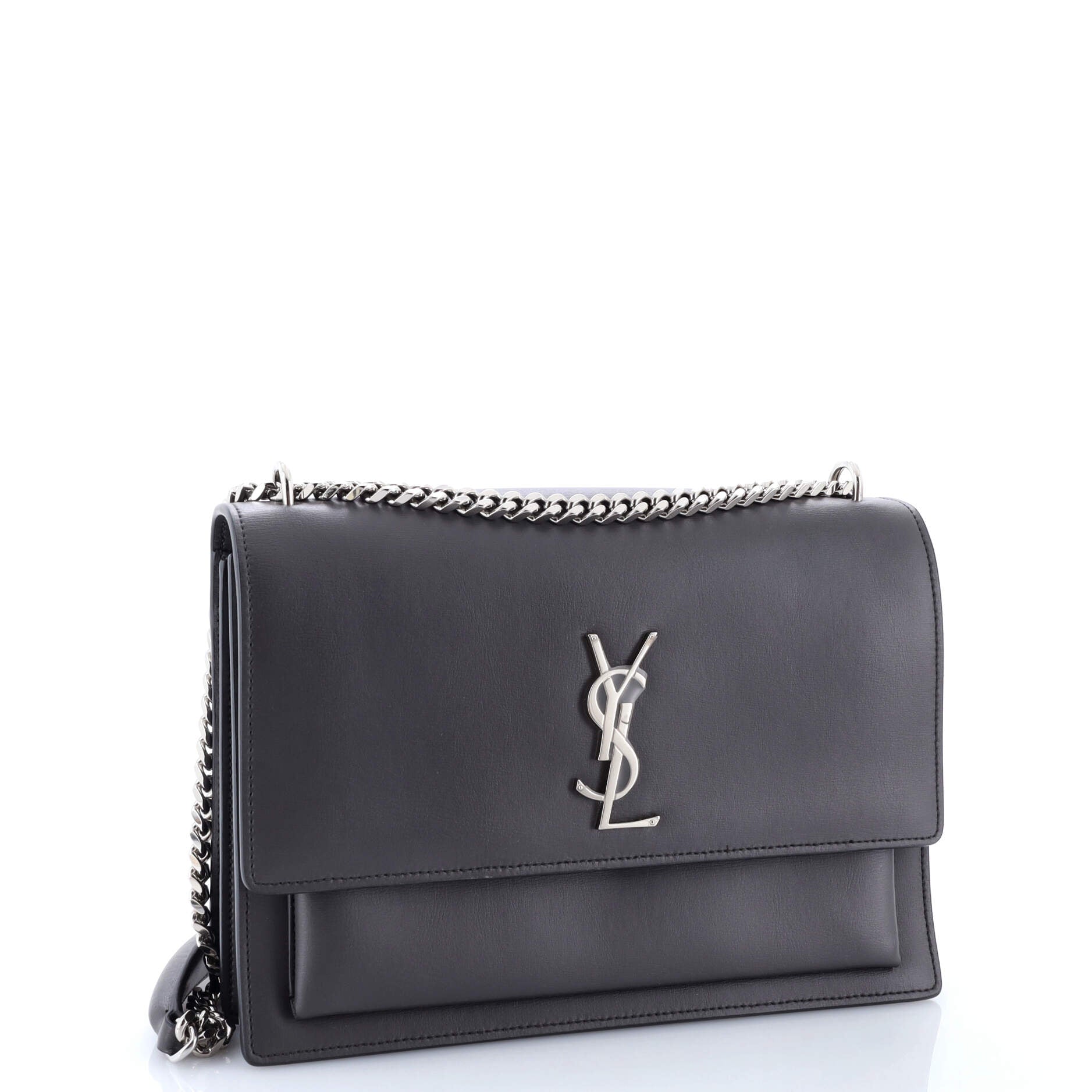 Saint Laurent Sunset Crossbody Bag Leather Large