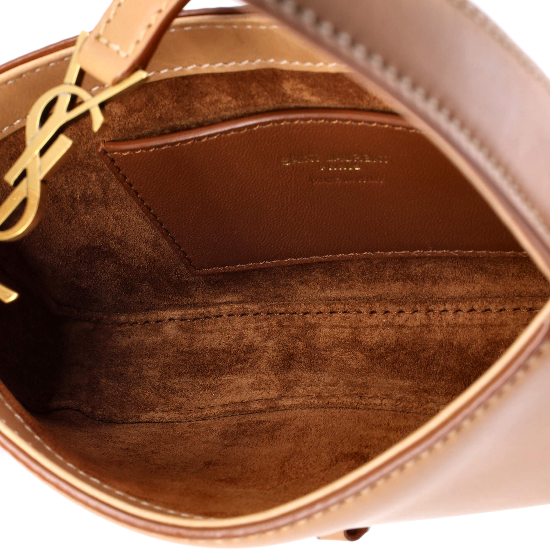 Saint Laurent Le 5 a 7 Hobo Leather Mini