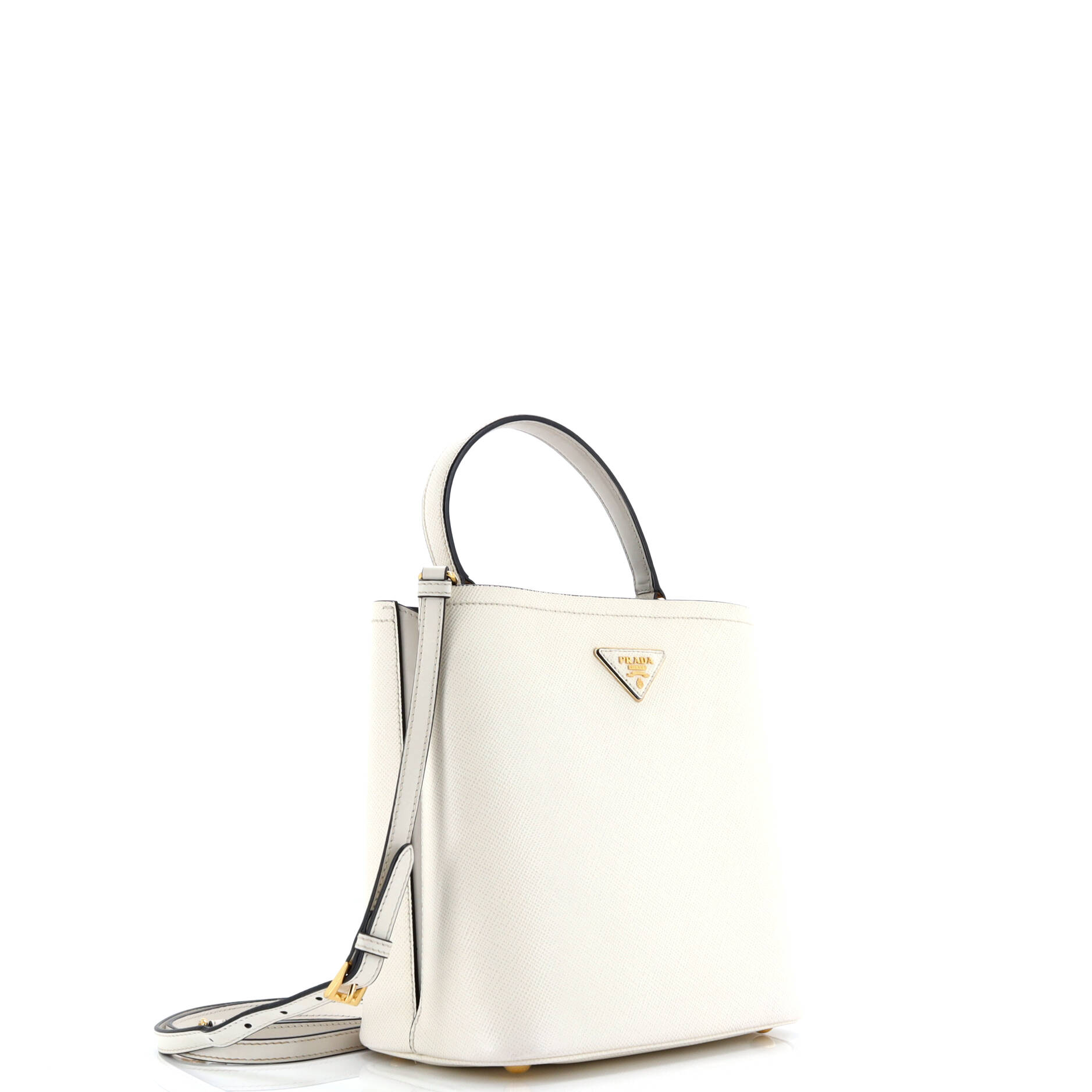 Prada Panier Bucket Bag Saffiano Leather Medium