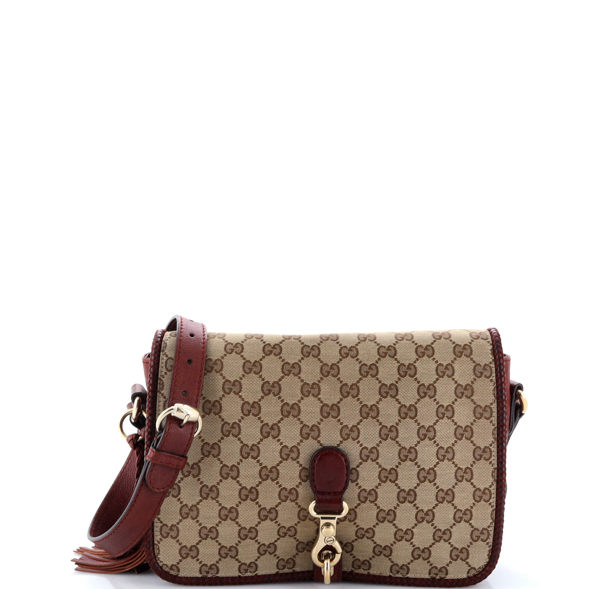Gucci Marrakech Messenger Bag GG Canvas with Leather Medium