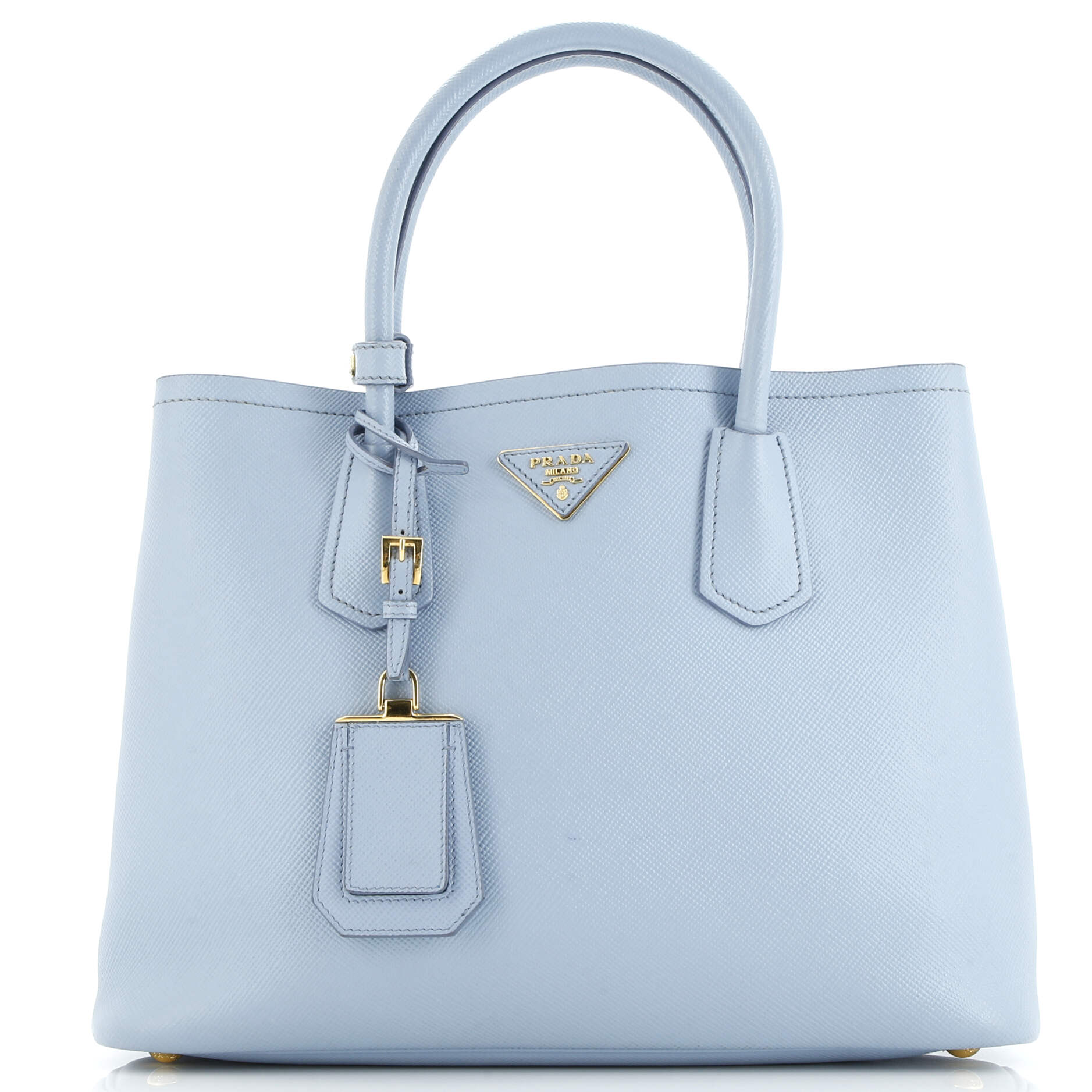 Prada Cuir Double Tote Saffiano Leather Large