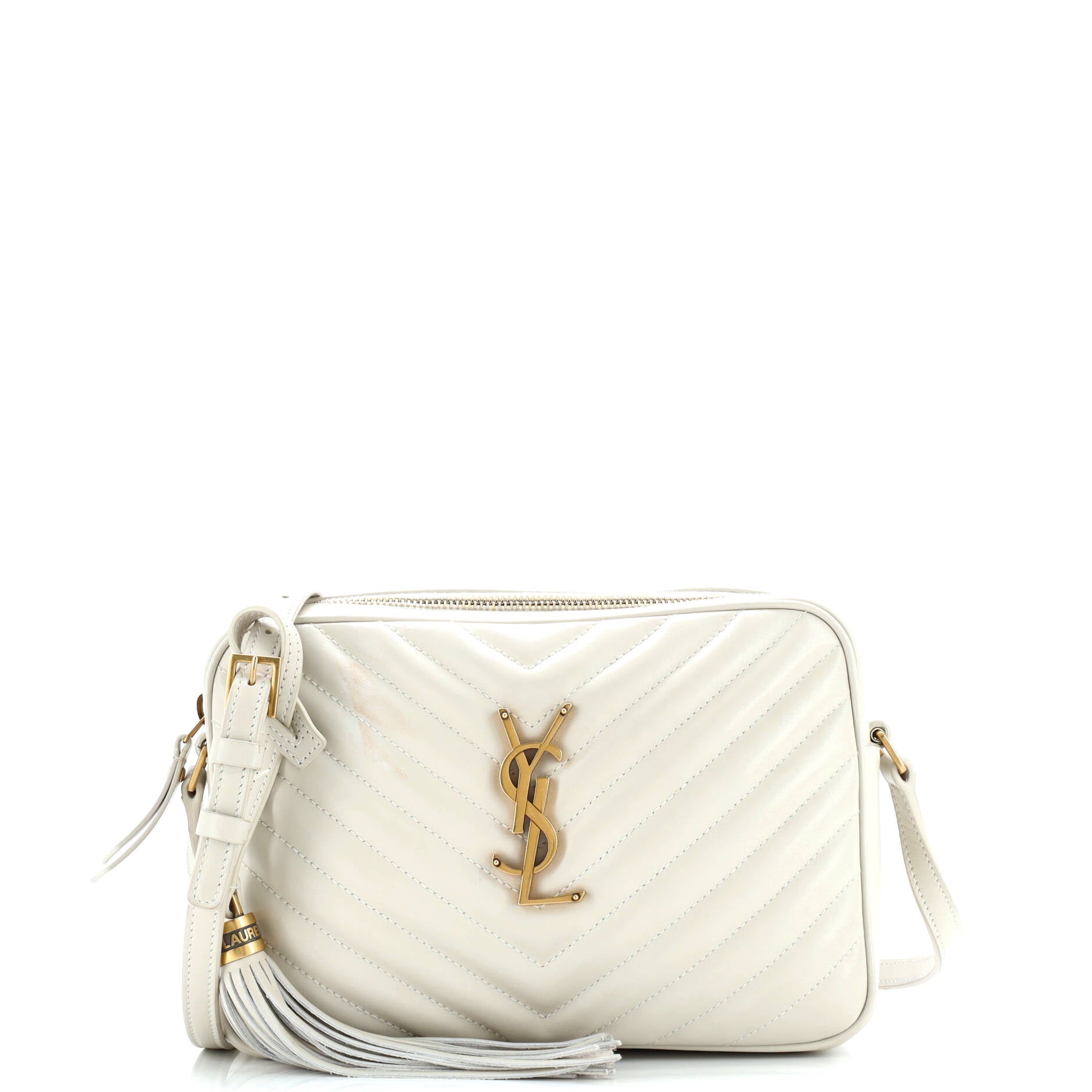 Saint Laurent Lou Camera Bag Matelasse Chevron Leather Small