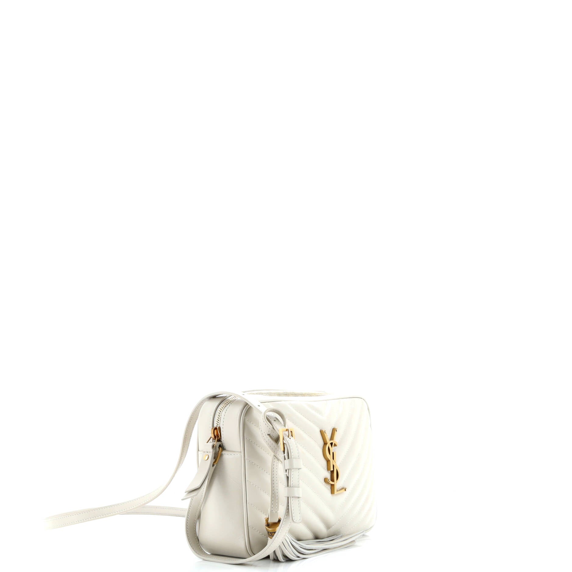 Saint Laurent Lou Camera Bag Matelasse Chevron Leather Small