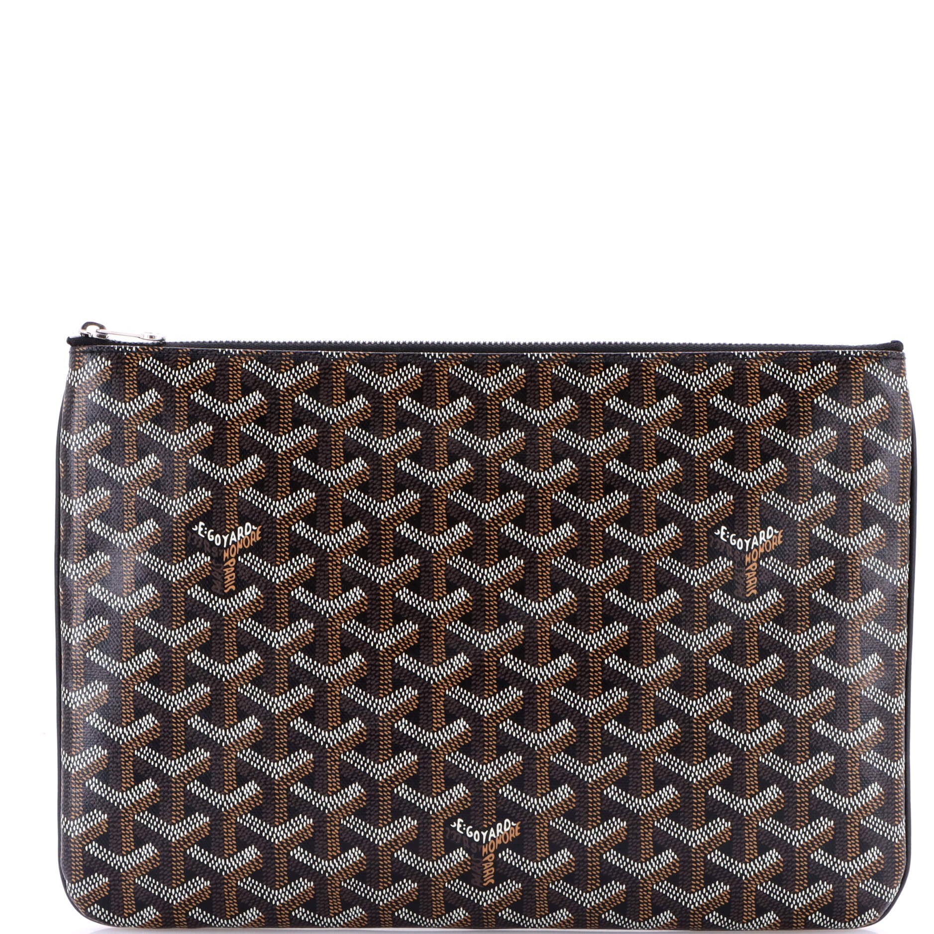 Goyard Senat Zip Pouch Coated Canvas MM