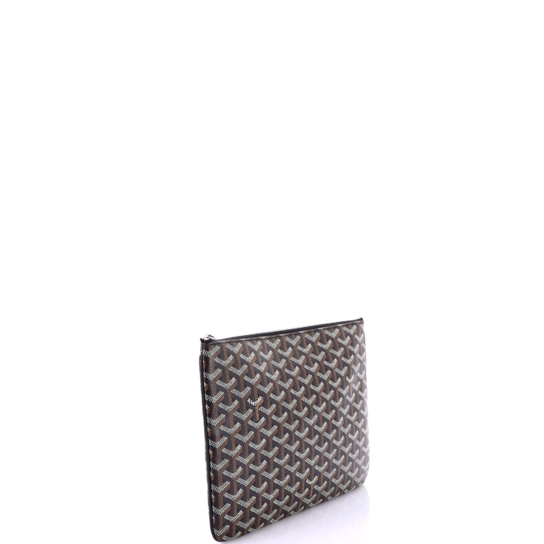 Goyard Senat Zip Pouch Coated Canvas MM