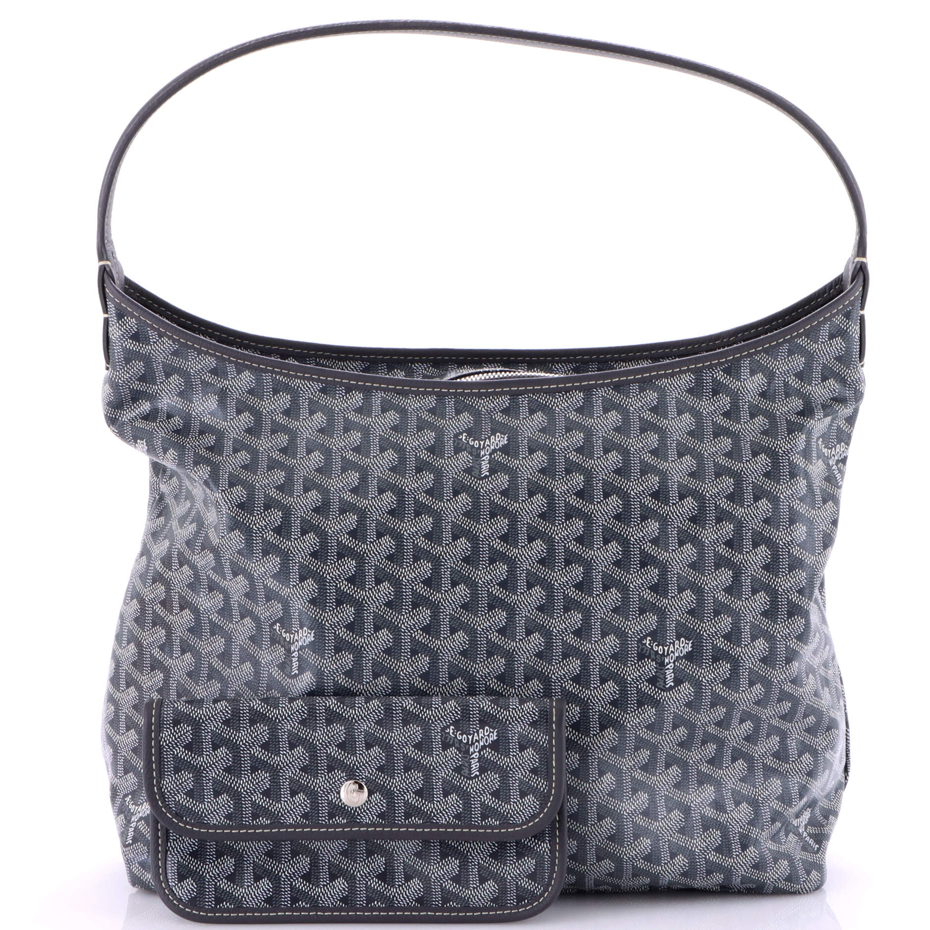 Goyard Boheme Hobo Coated Canvas