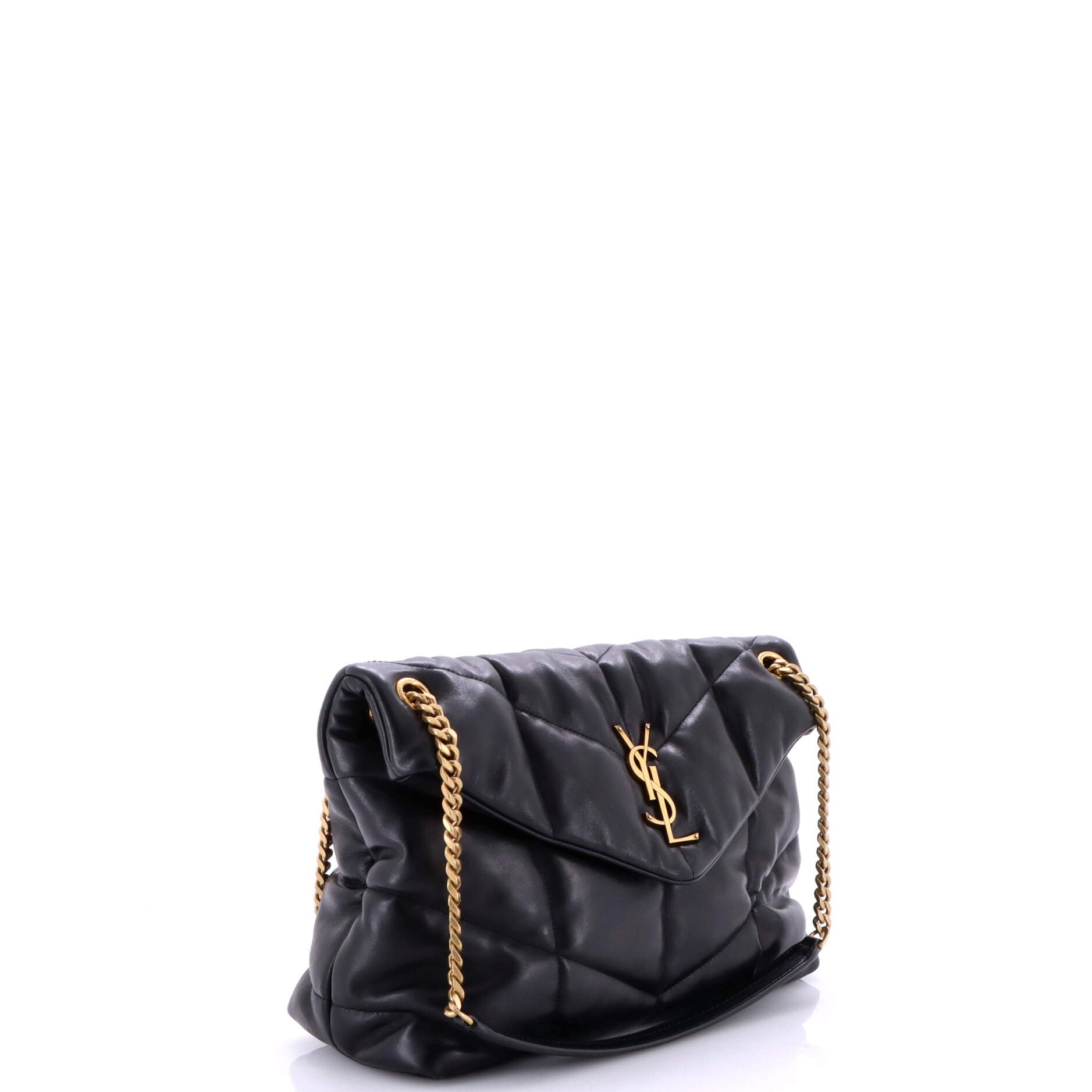 Saint Laurent Loulou Puffer Shoulder Bag Quilted Leather Medium