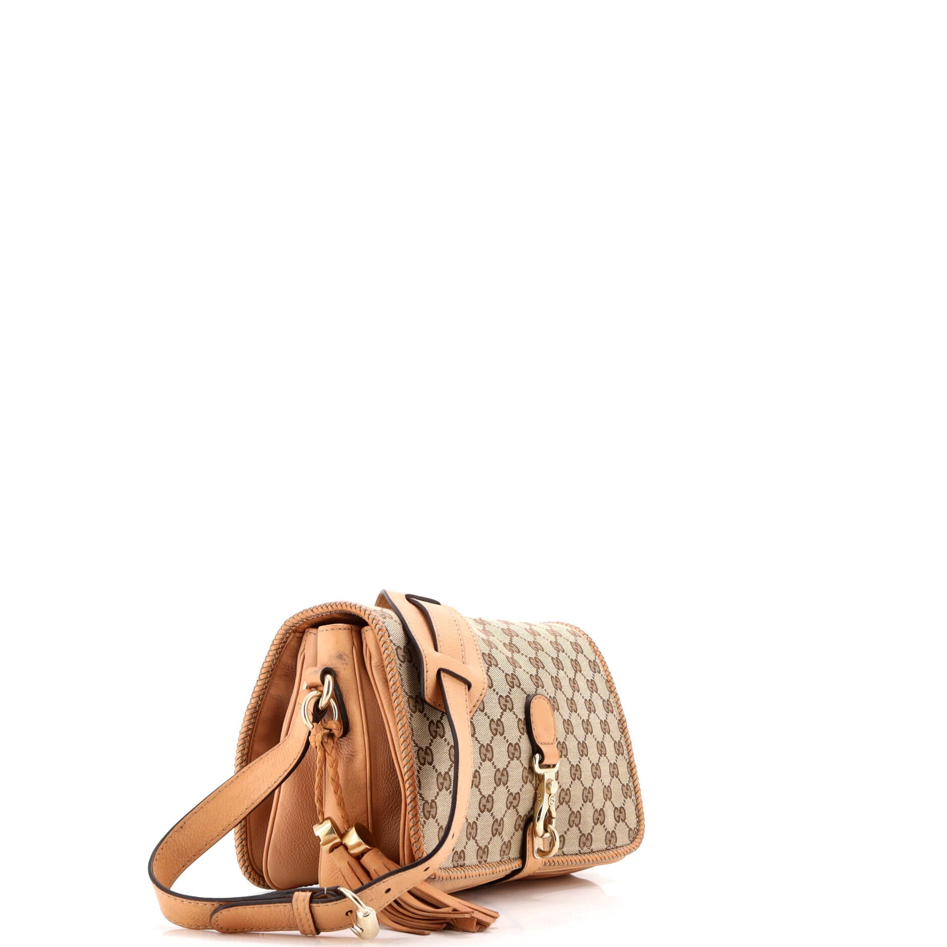 Gucci Marrakech Messenger Bag GG Canvas with Leather Medium