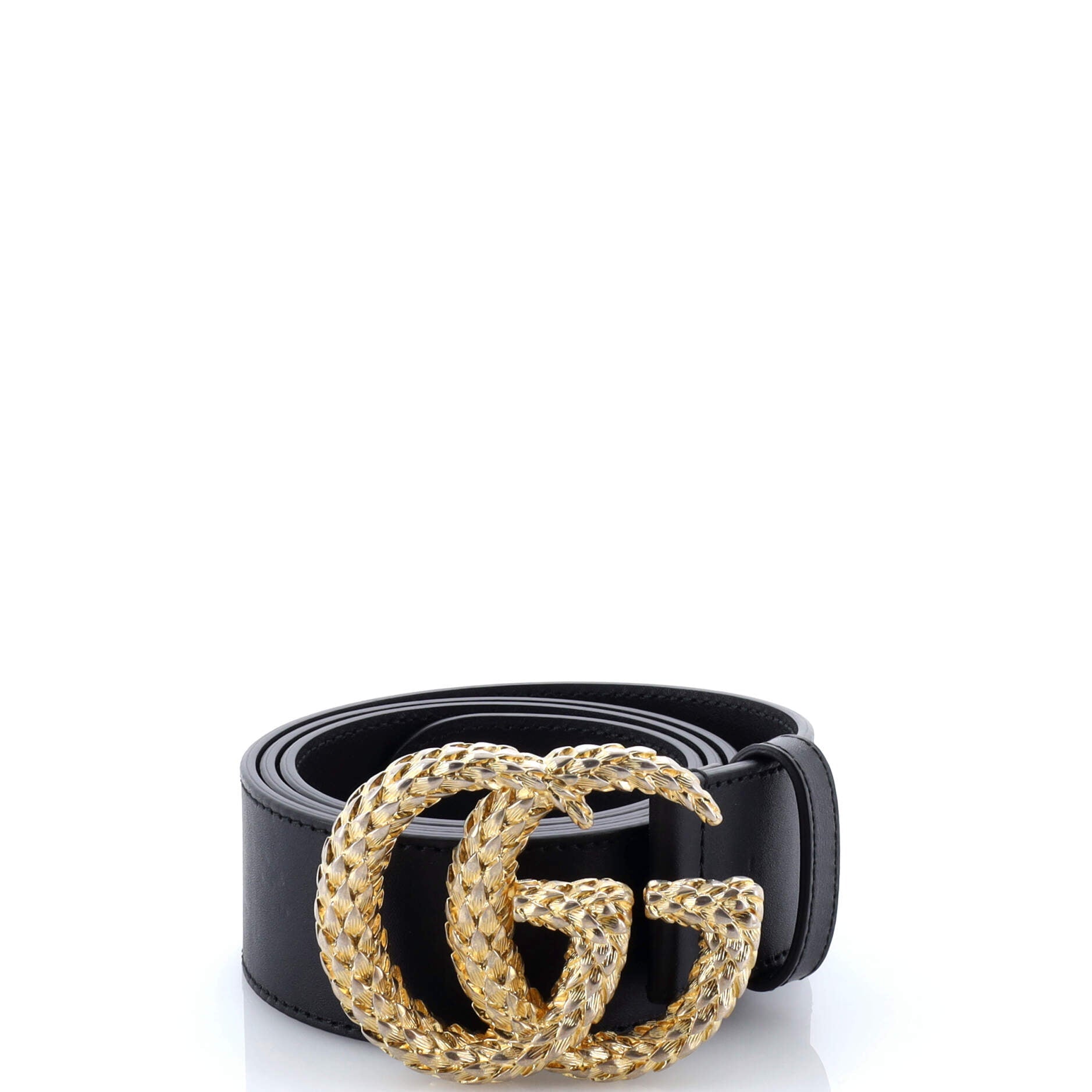 Gucci Scales GG Marmont Belt Leather Wide