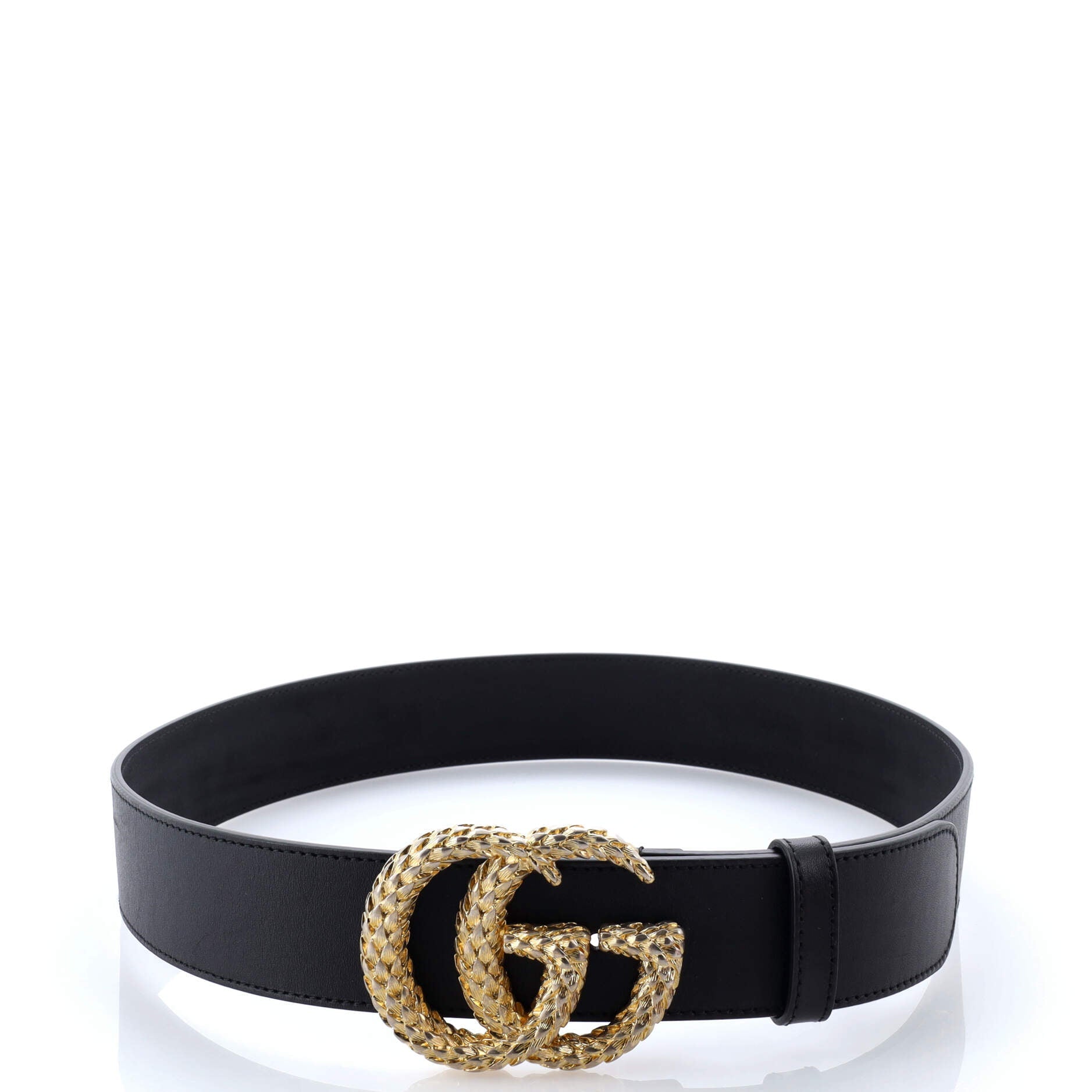 Gucci Scales GG Marmont Belt Leather Wide