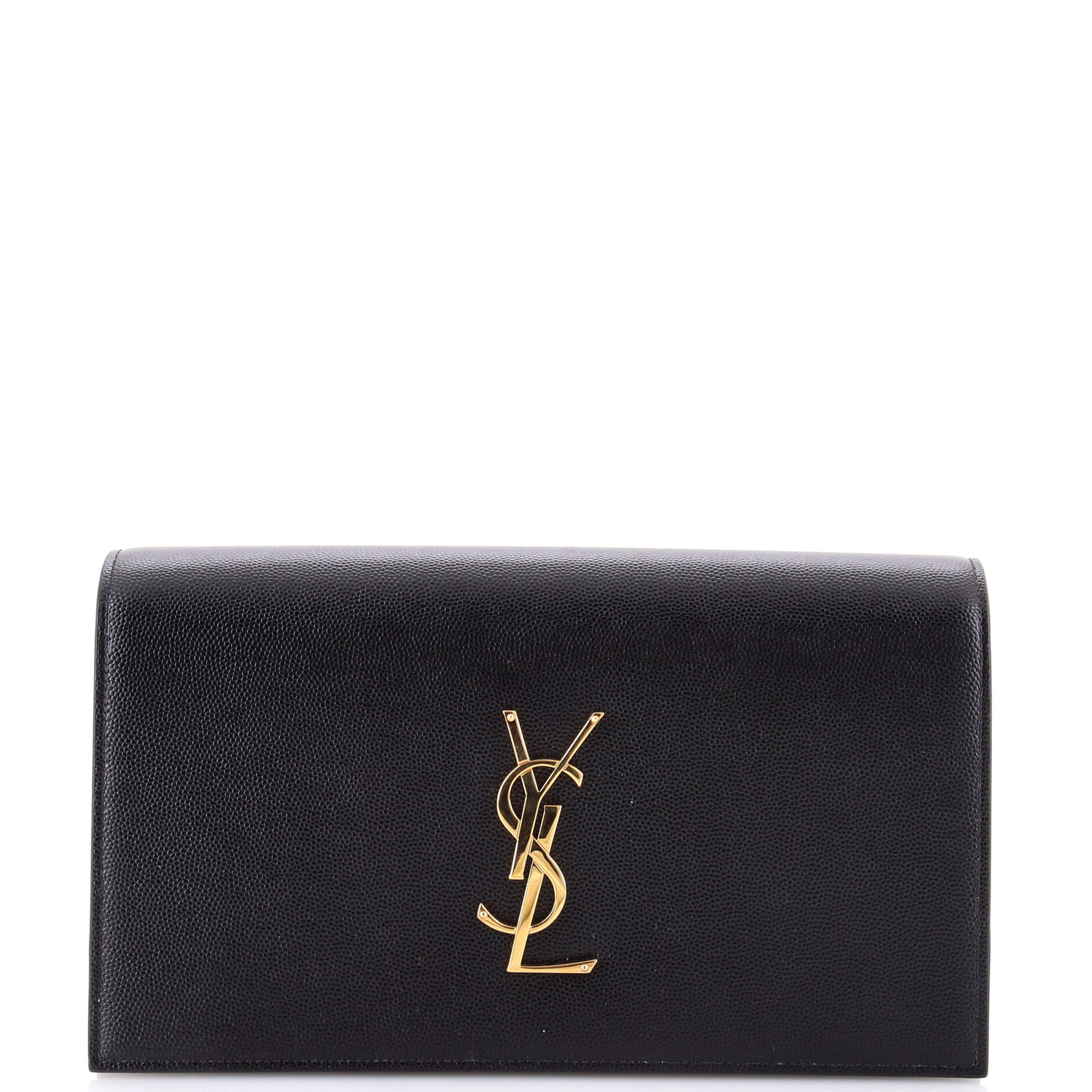 Saint Laurent Classic Monogram Clutch Leather