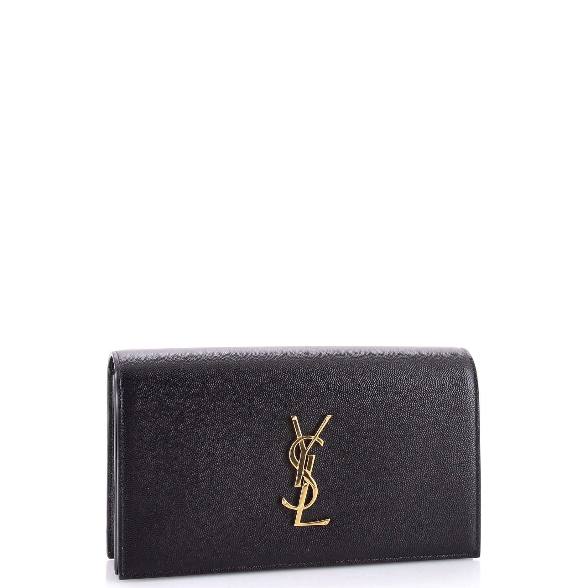 Saint Laurent Classic Monogram Clutch Leather