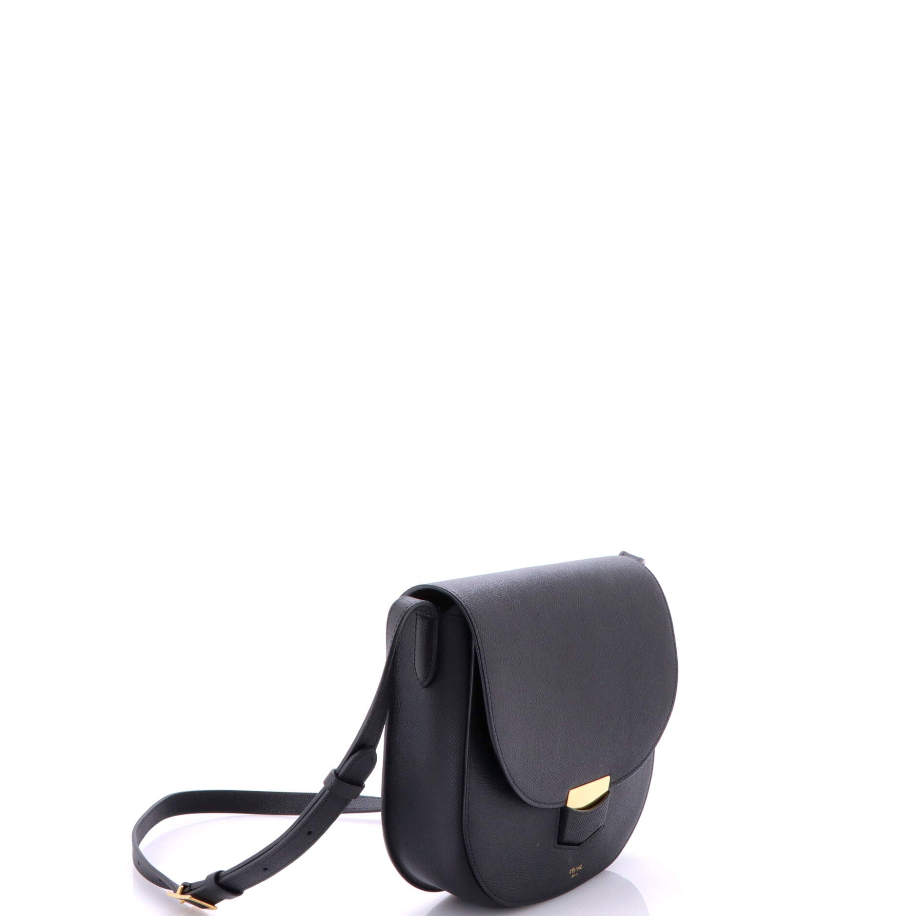 Celine Trotteur Crossbody Bag Grainy Leather Medium