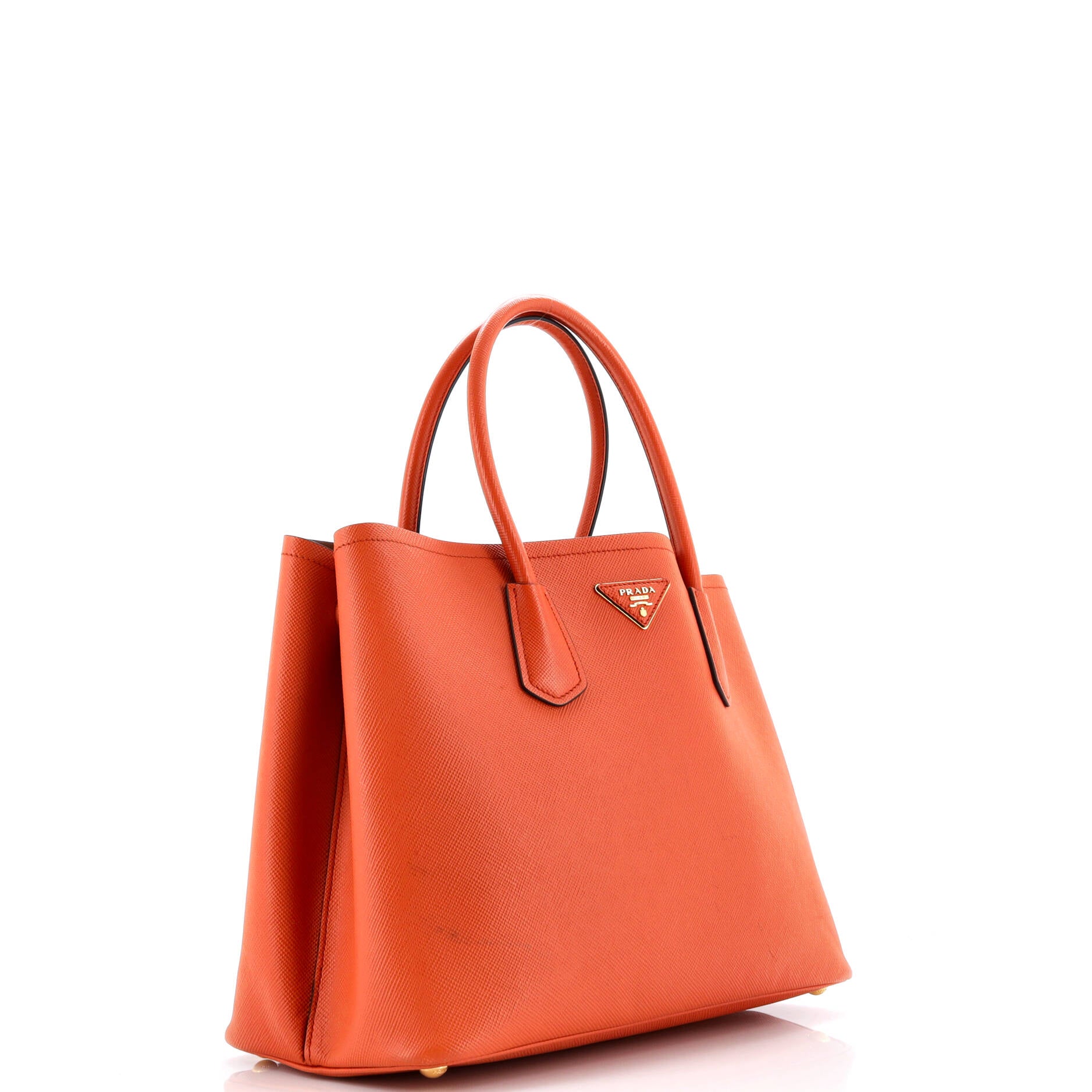 Prada Cuir Double Tote Saffiano Leather Large