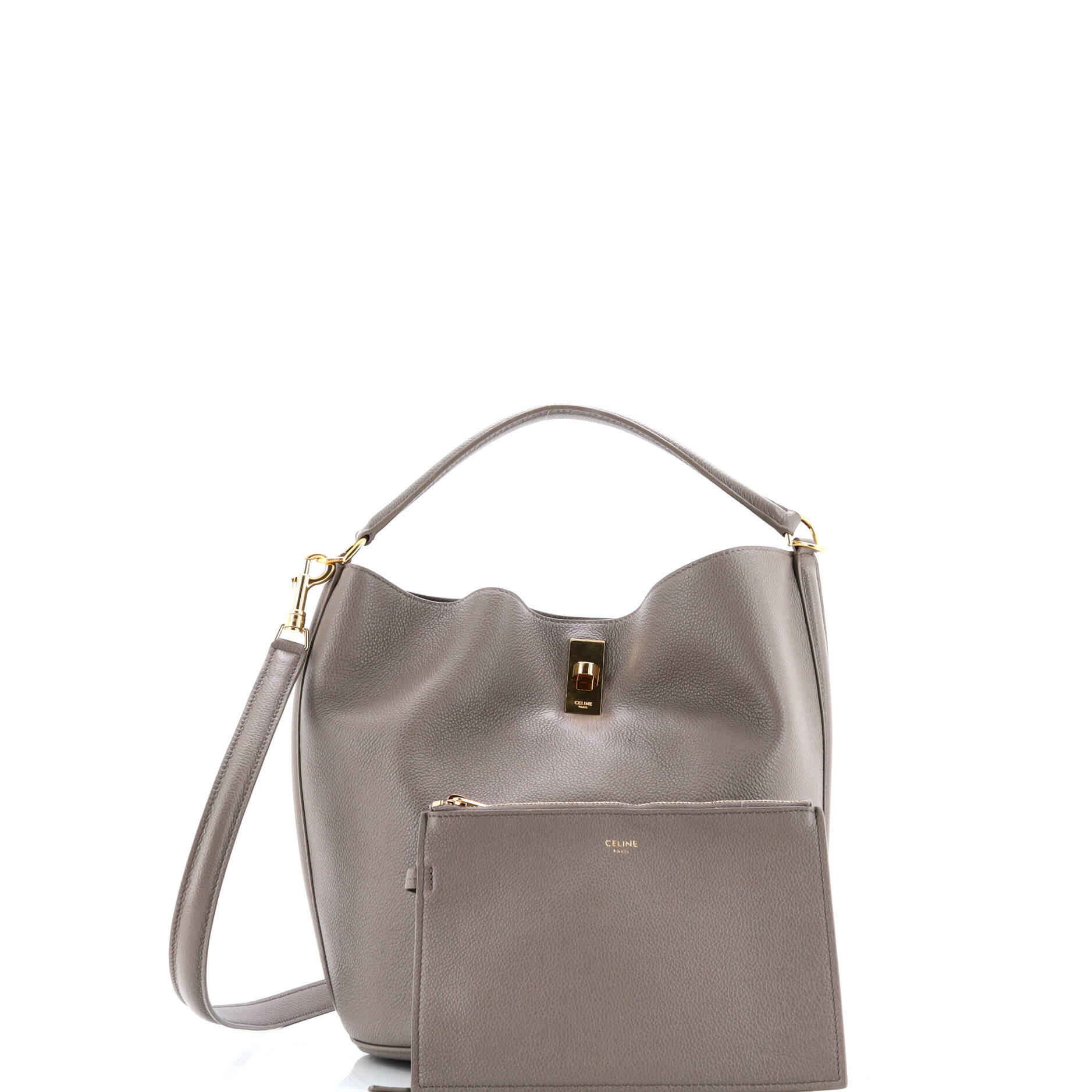 Celine Bucket 16 Bag Leather