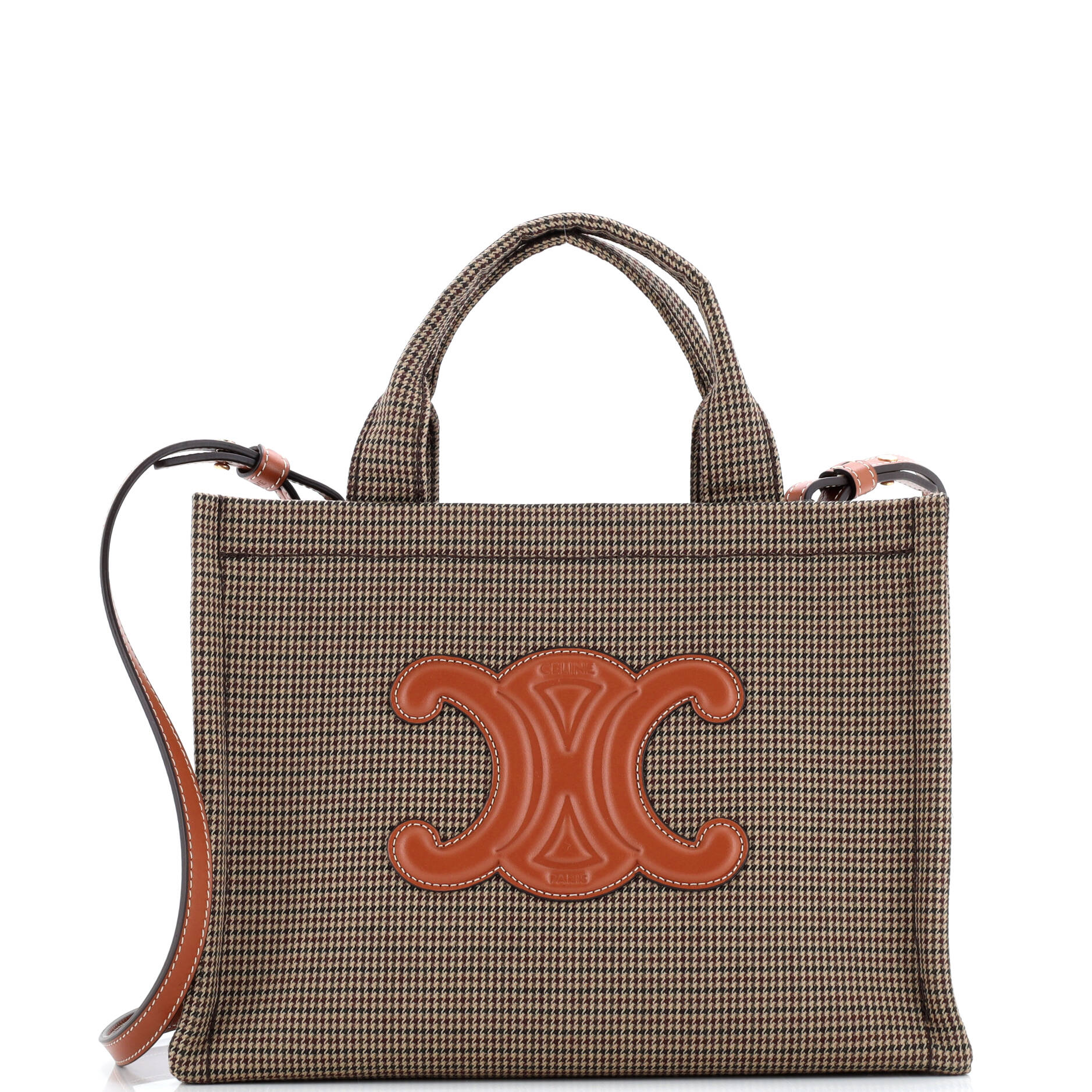Celine Cabas Thais Tote Tweed Small