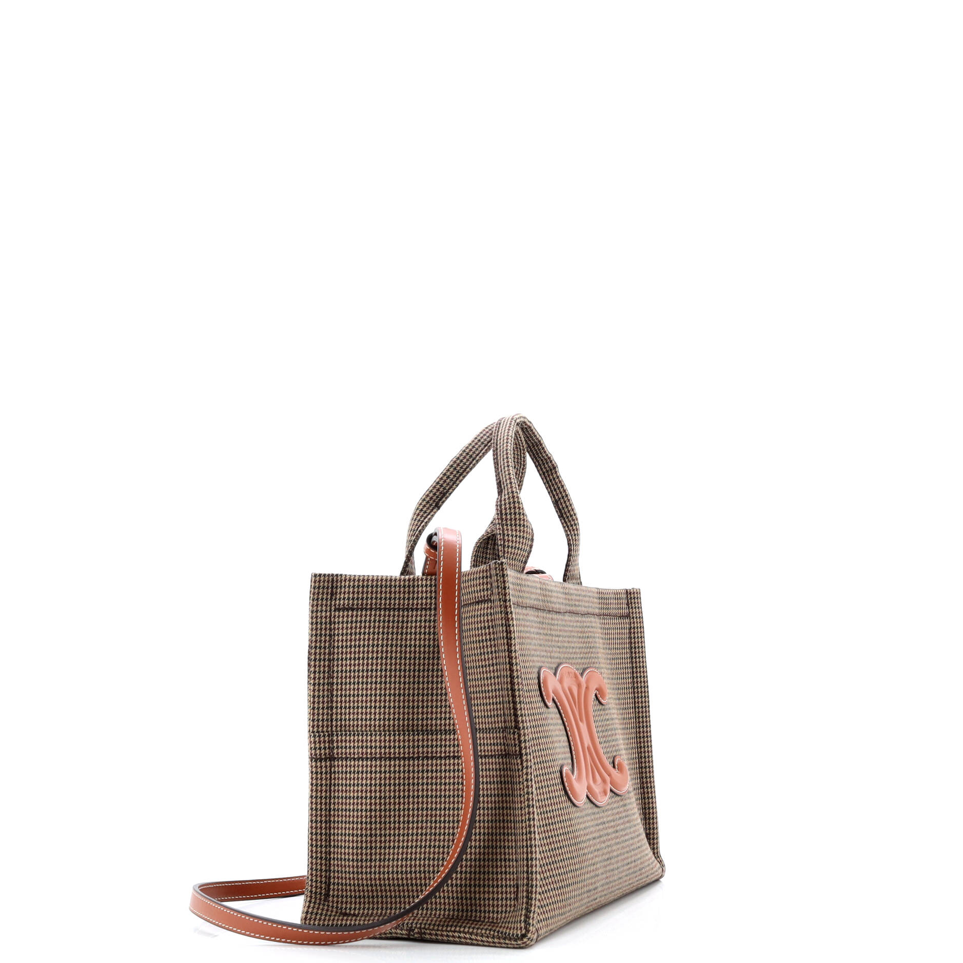 Celine Cabas Thais Tote Tweed Small