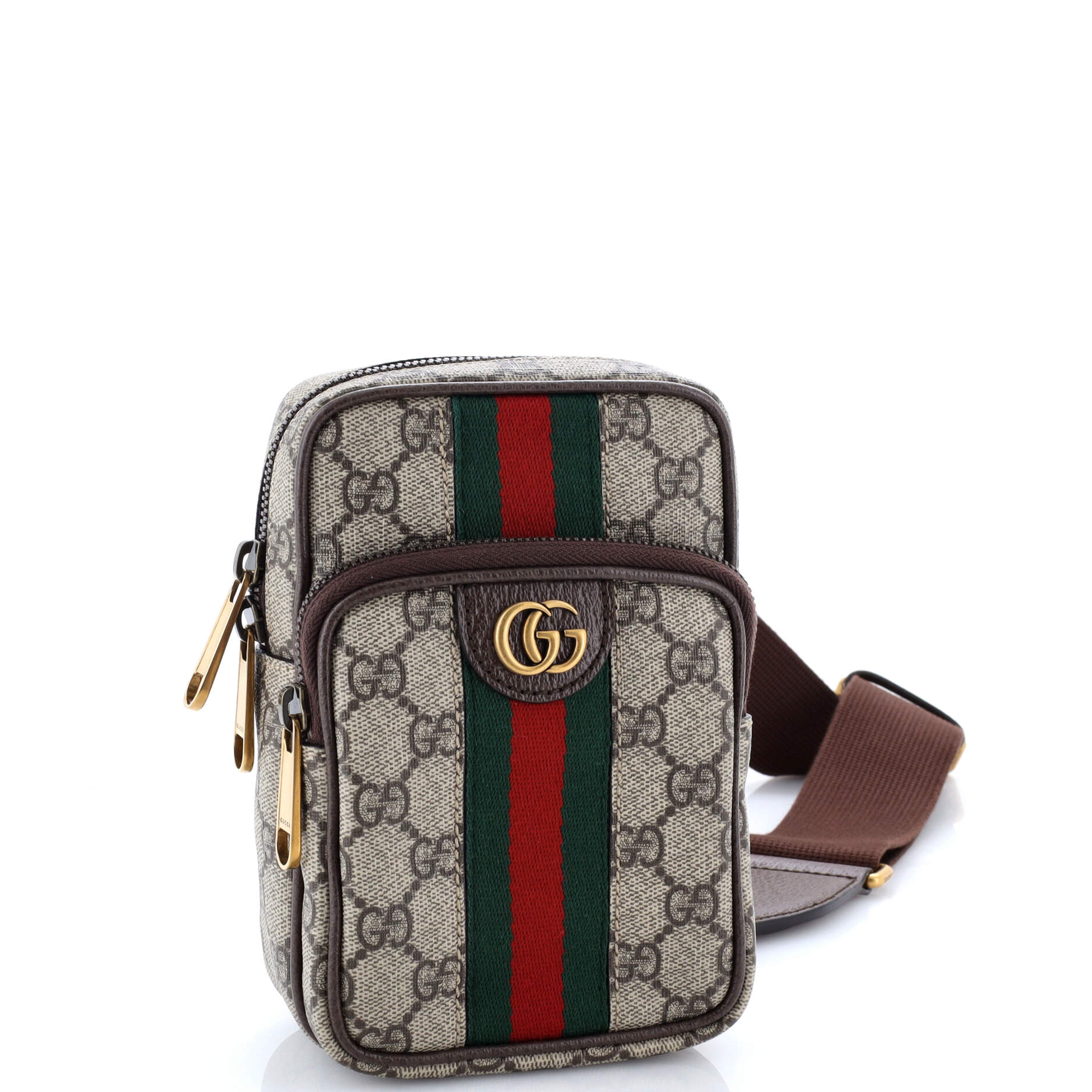 Gucci Ophidia Sling Bag GG Coated Canvas Mini