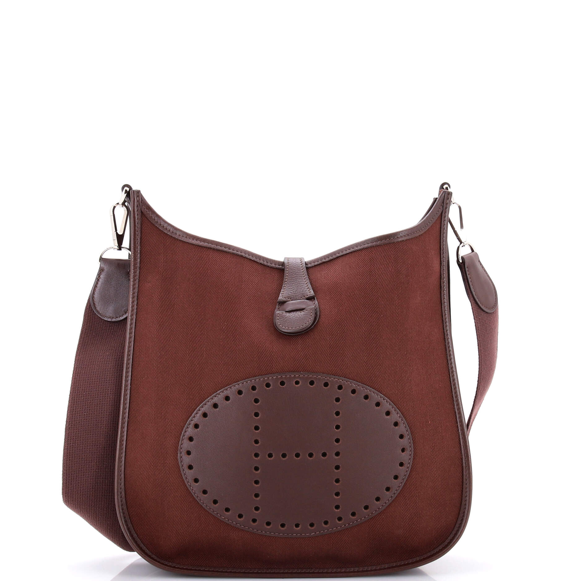 Hermes Evelyne Bag Gen II Toile and Leather PM