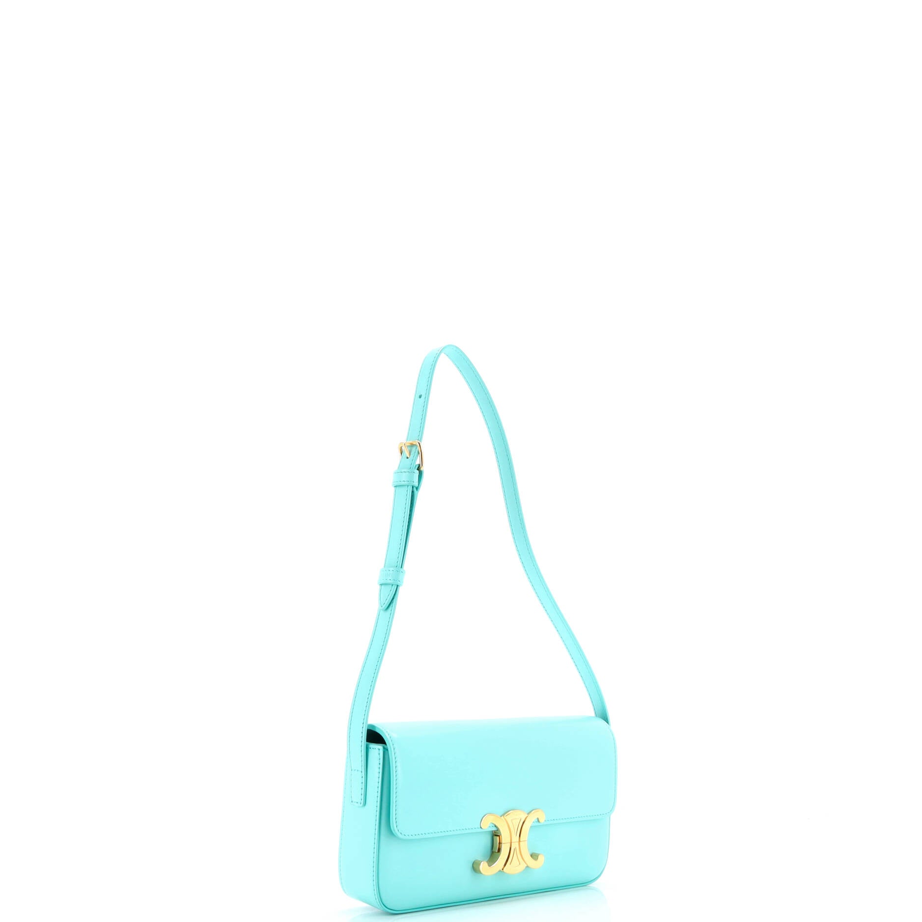 Celine Triomphe East-West Shoulder Bag Smooth Calfskin