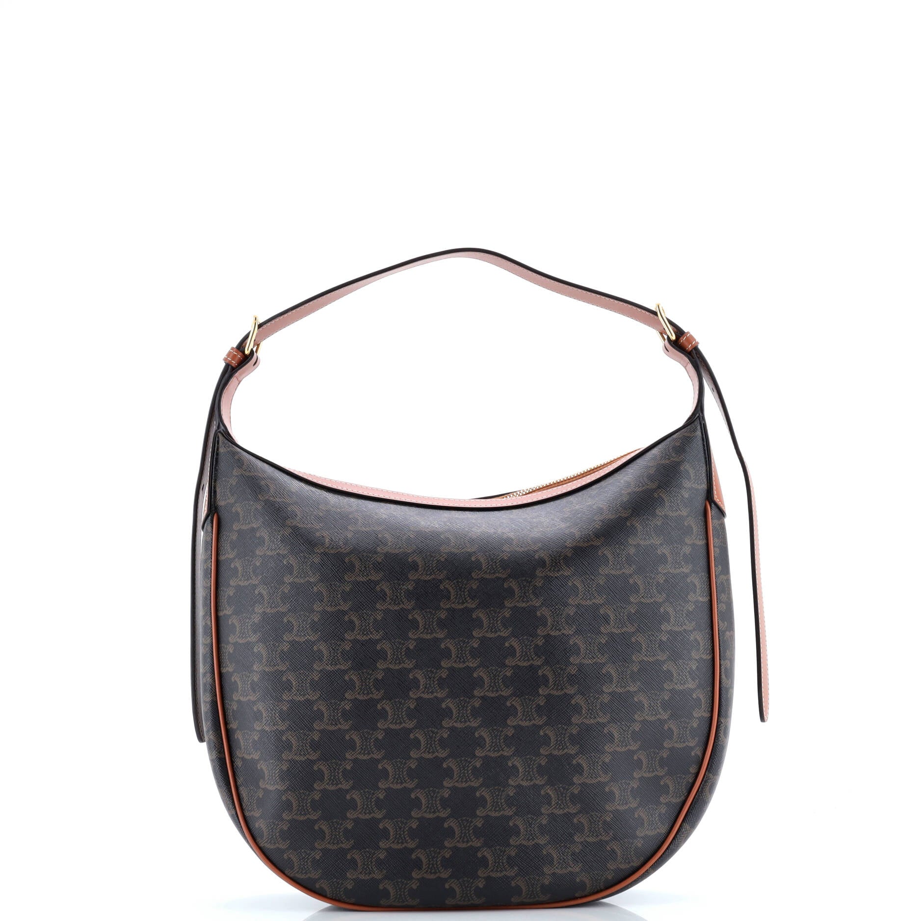 Celine Heloise Bag Triomphe Coated Canvas Medium