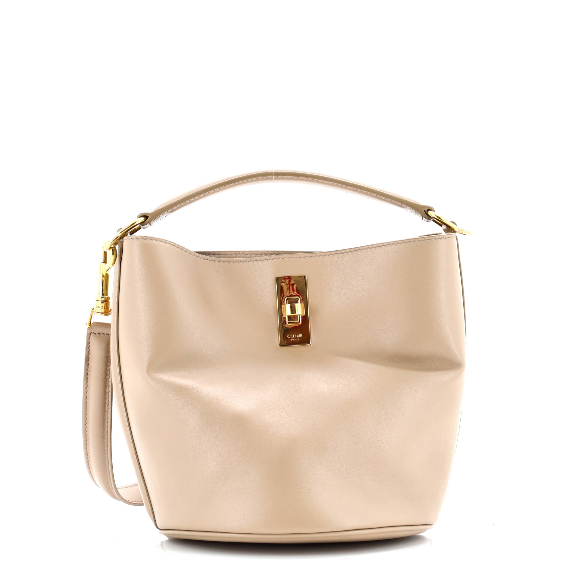 Celine Bucket 16 Bag Leather Teen