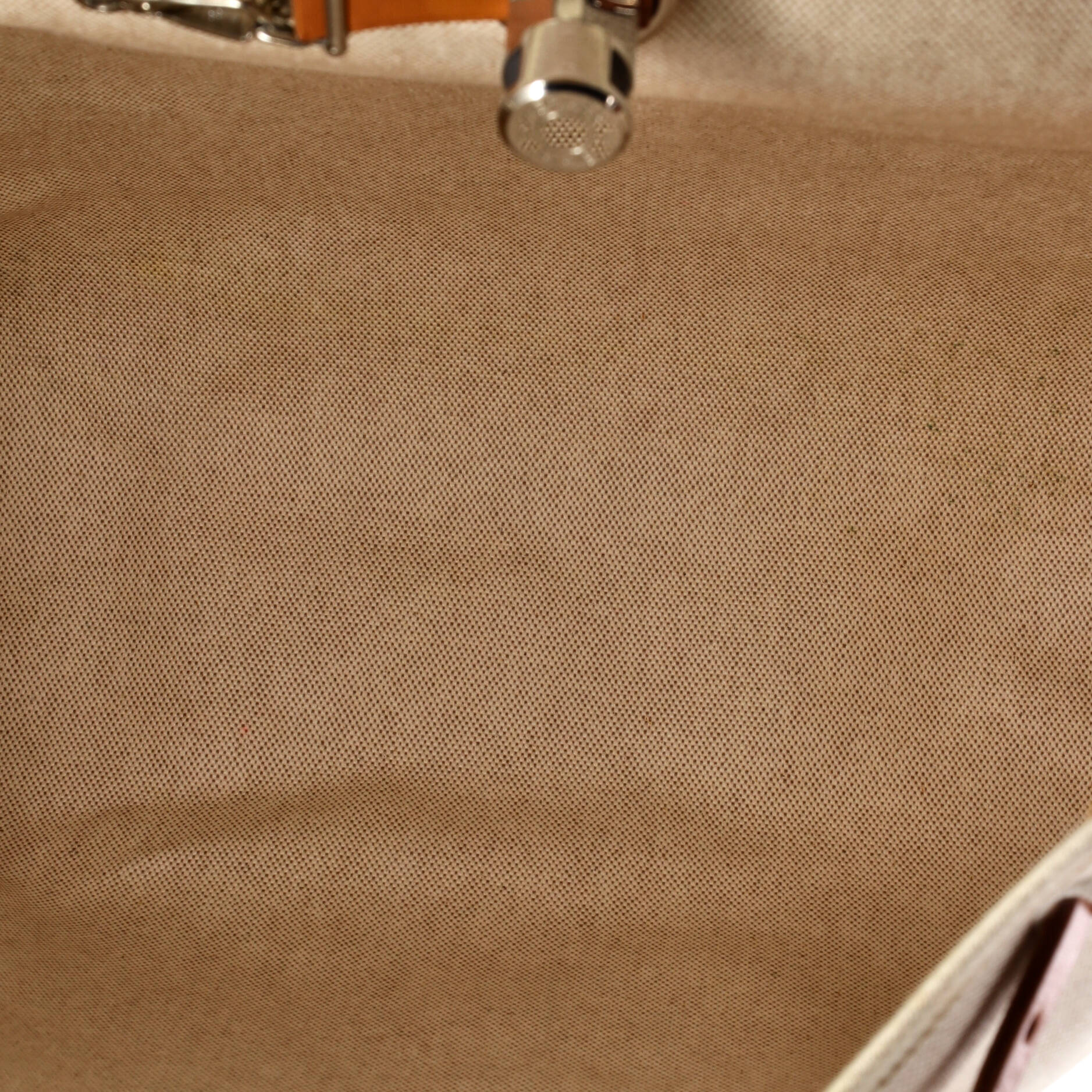 Hermes Herbag Toile and Leather MM