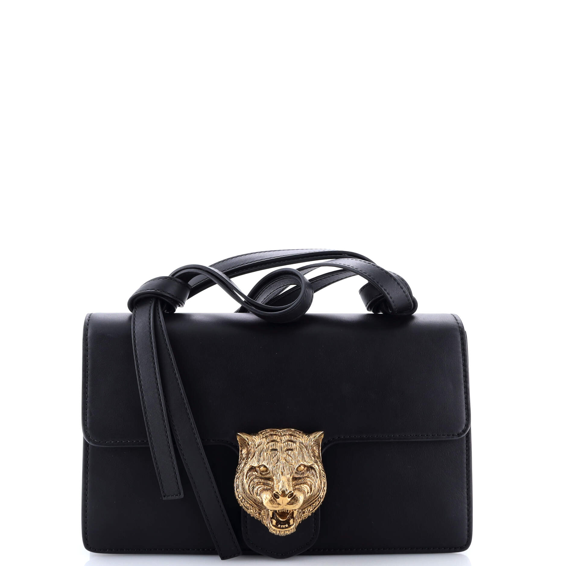 Gucci Animalier Flap Shoulder Bag Leather Medium
