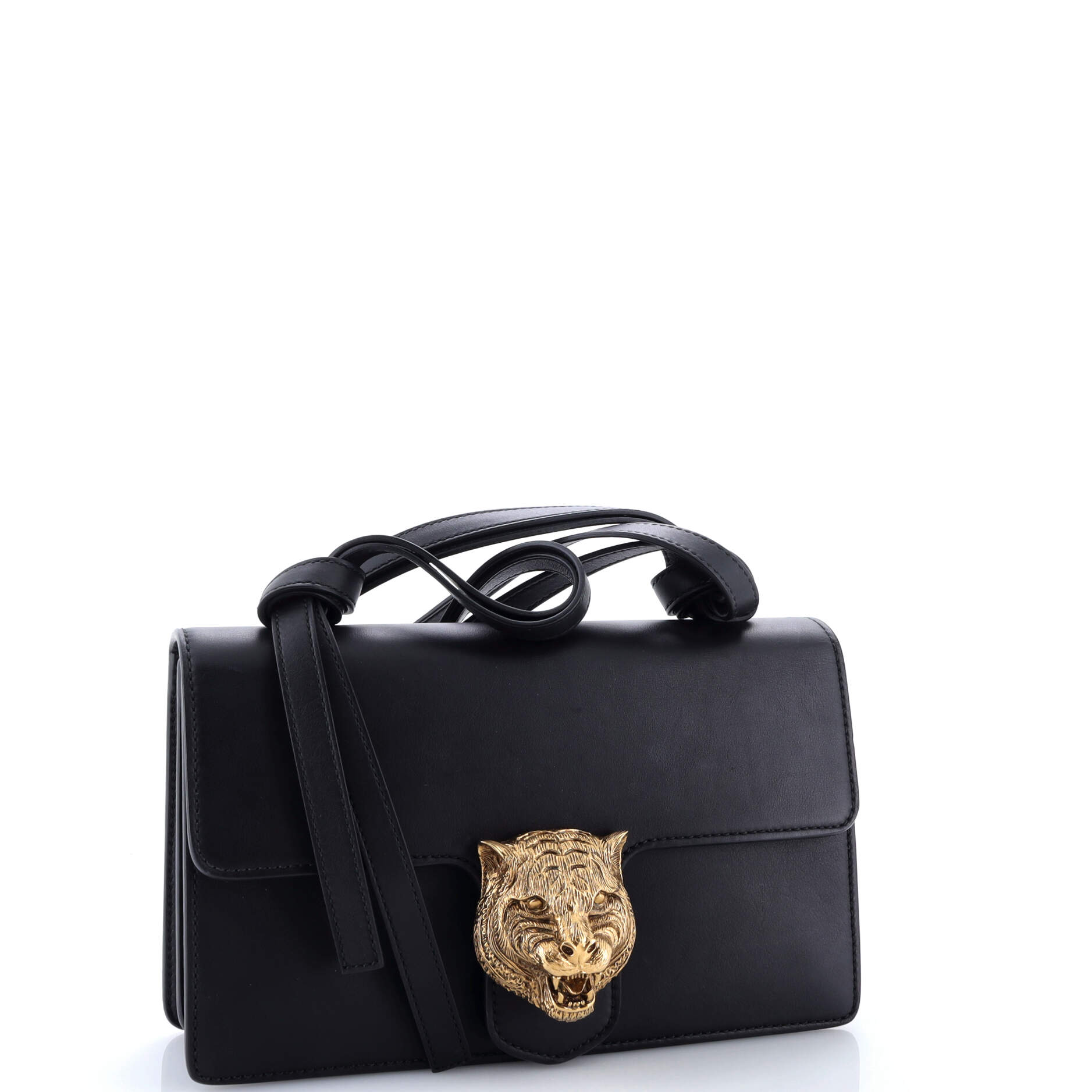 Gucci Animalier Flap Shoulder Bag Leather Medium
