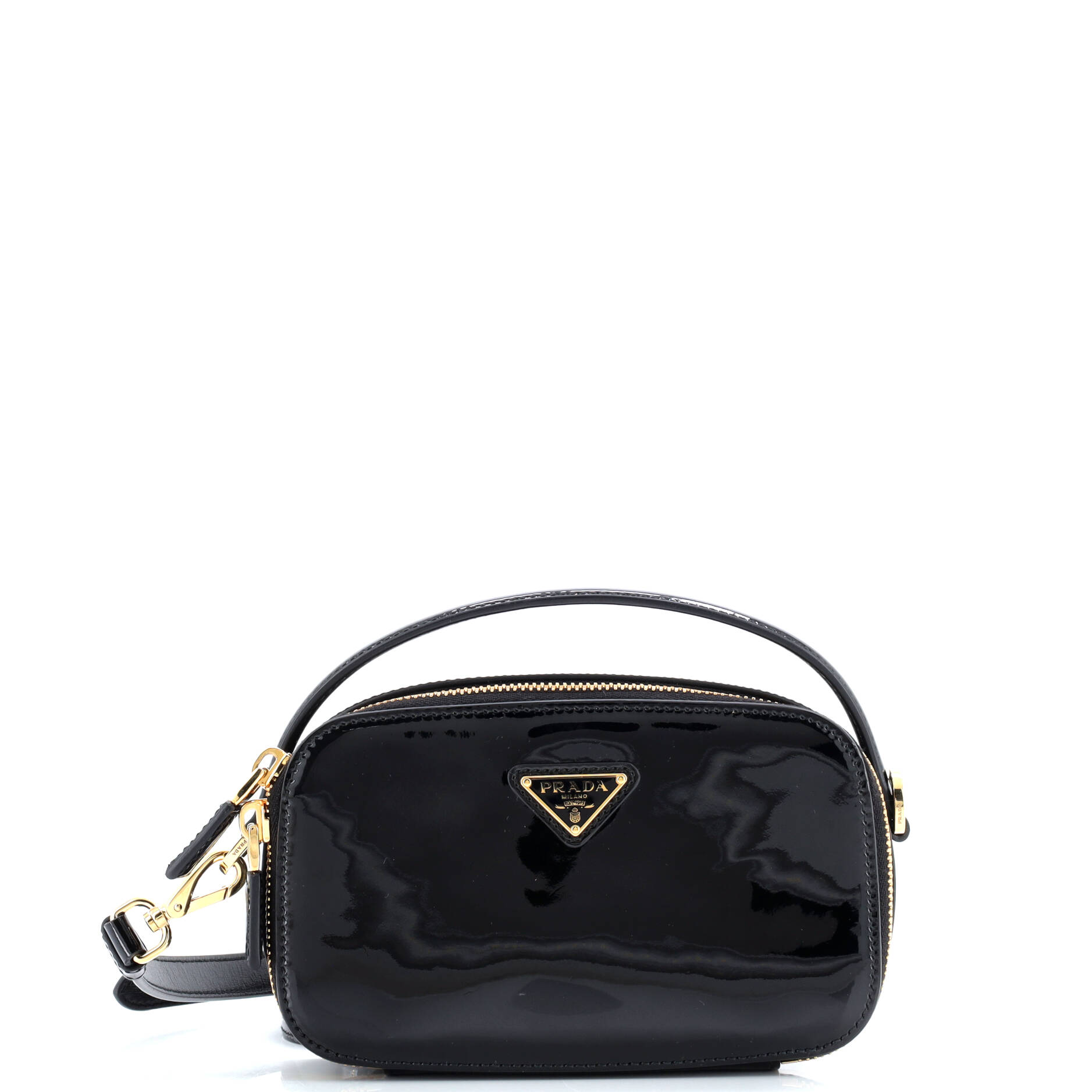 Prada Odette Crossbody Bag Patent Mini