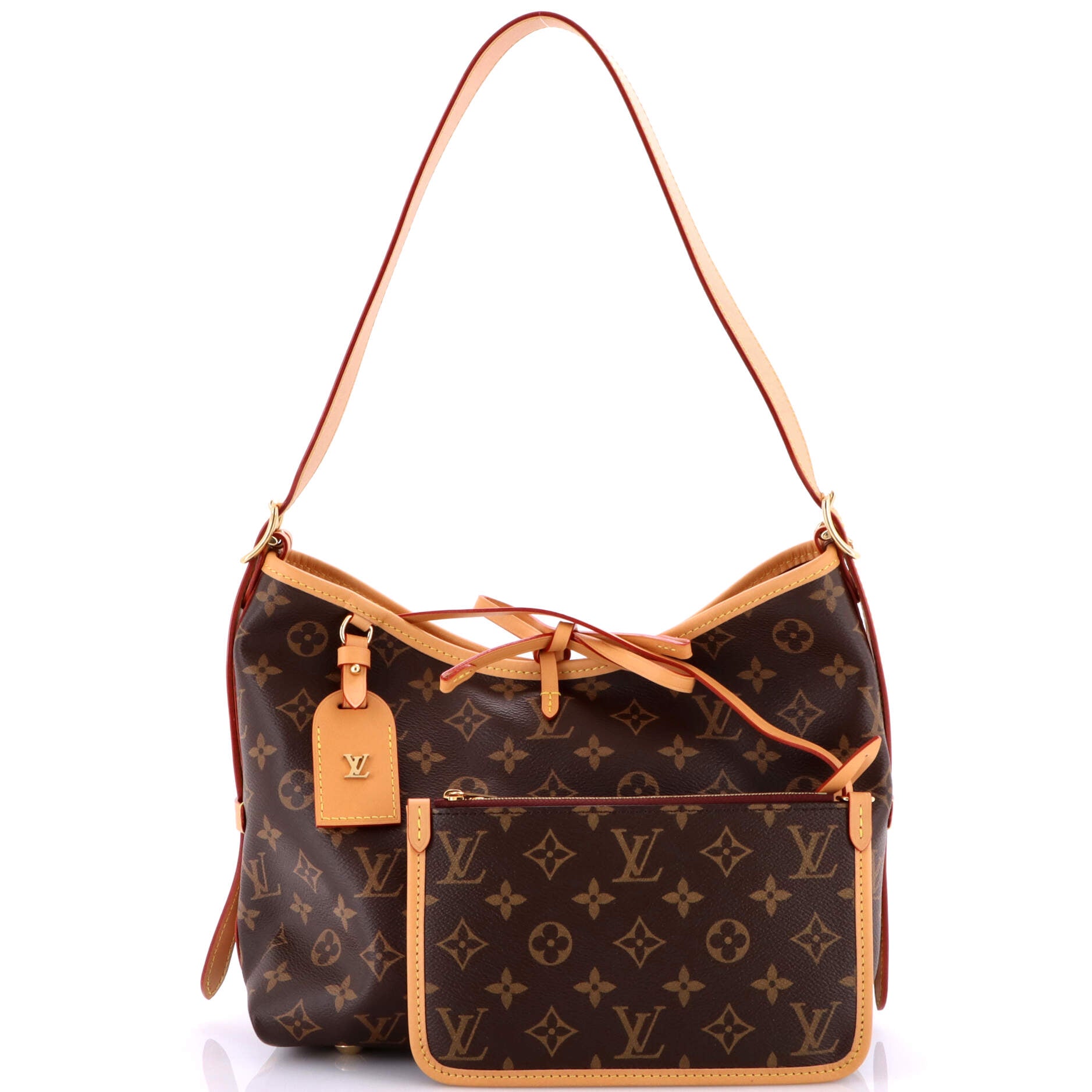 Louis Vuitton CarryAll Hobo Monogram Canvas PM