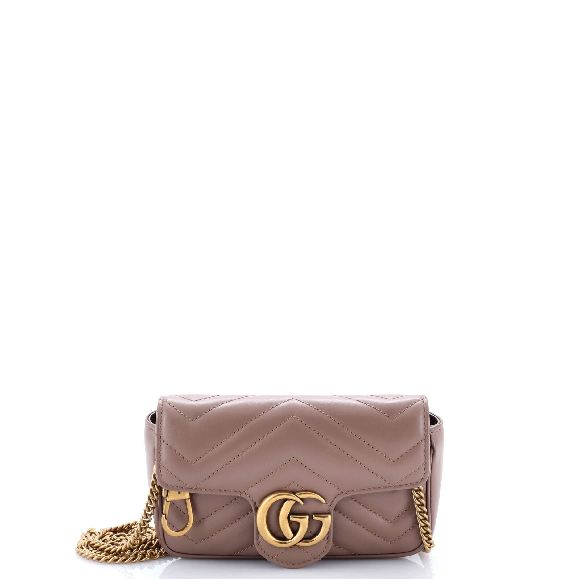 Gucci GG Marmont Flap Bag Matelasse Leather Super Mini