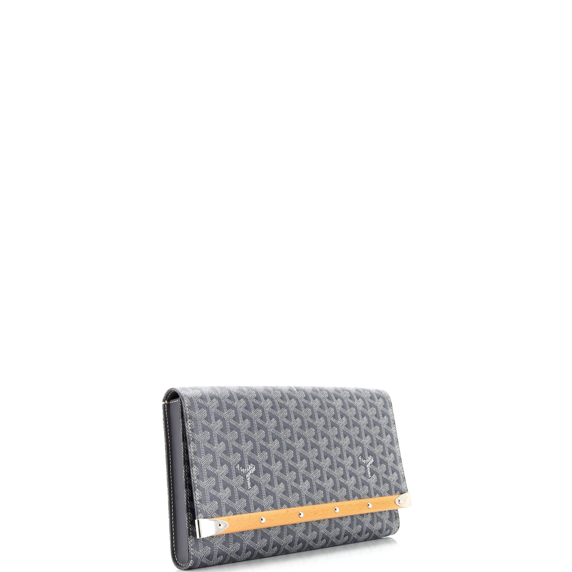 Goyard Monte Carlo Clutch Coated Canvas MM
