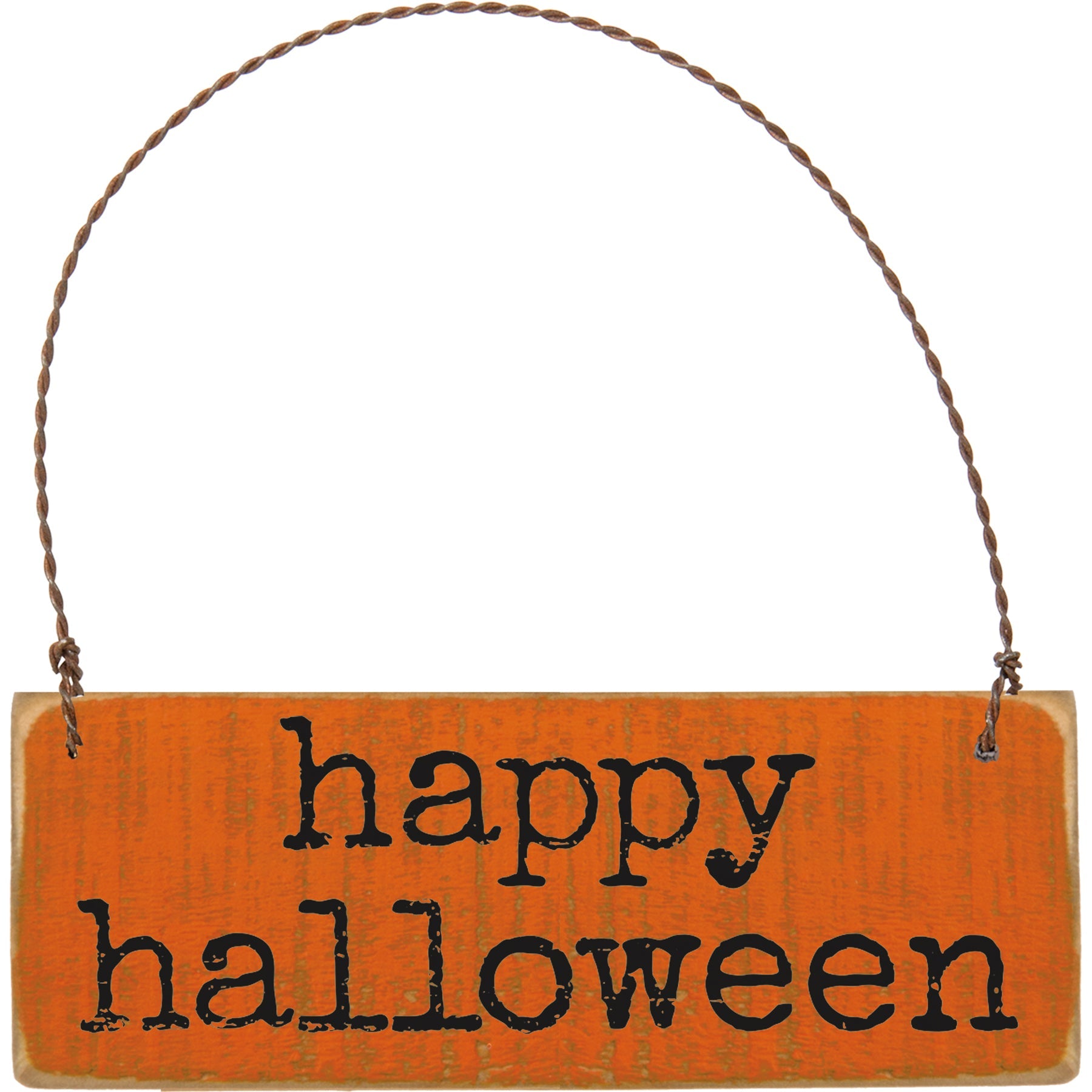 Happy Halloween Wood Slat Ornament Sign