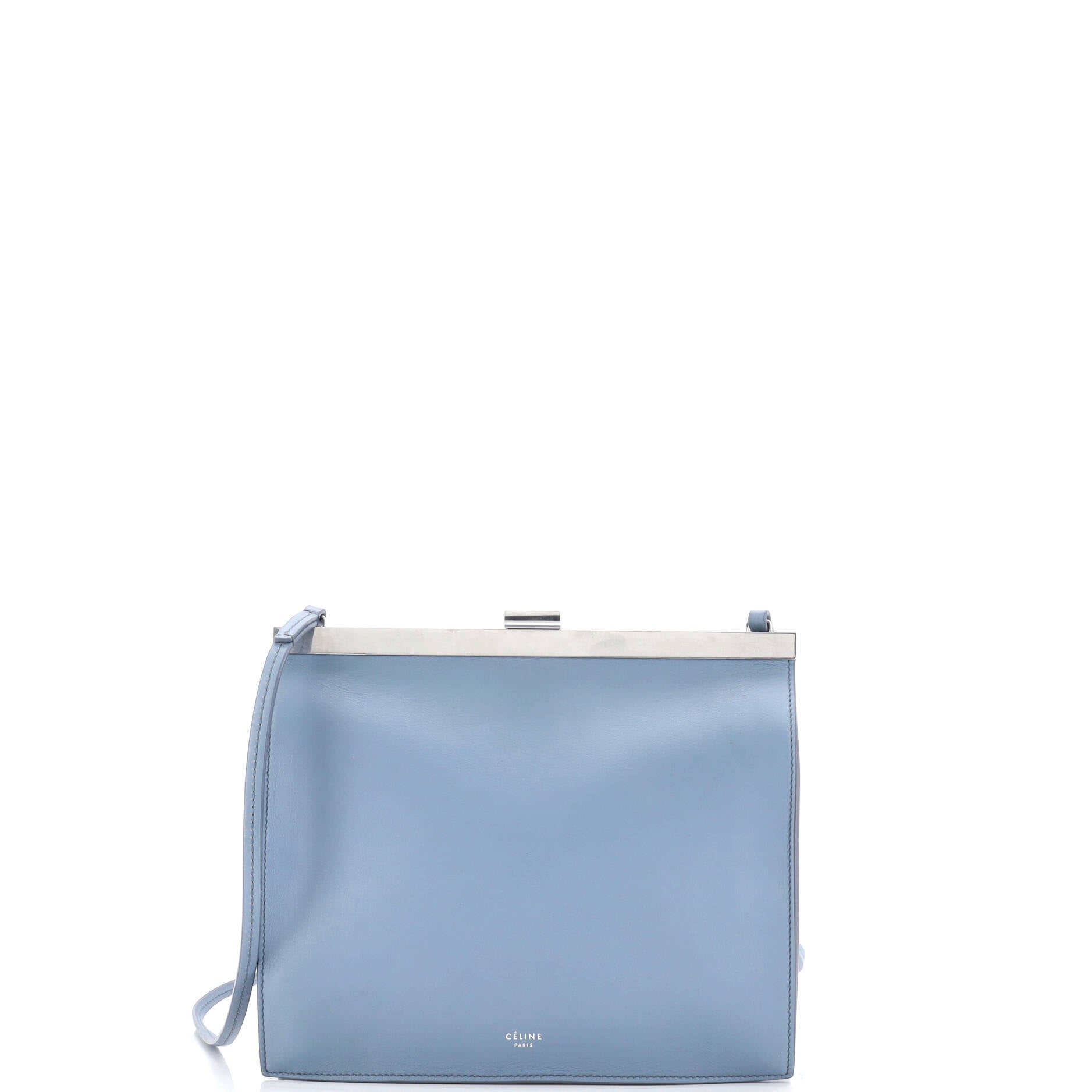 Celine Clasp Crossbody Bag Leather Mini