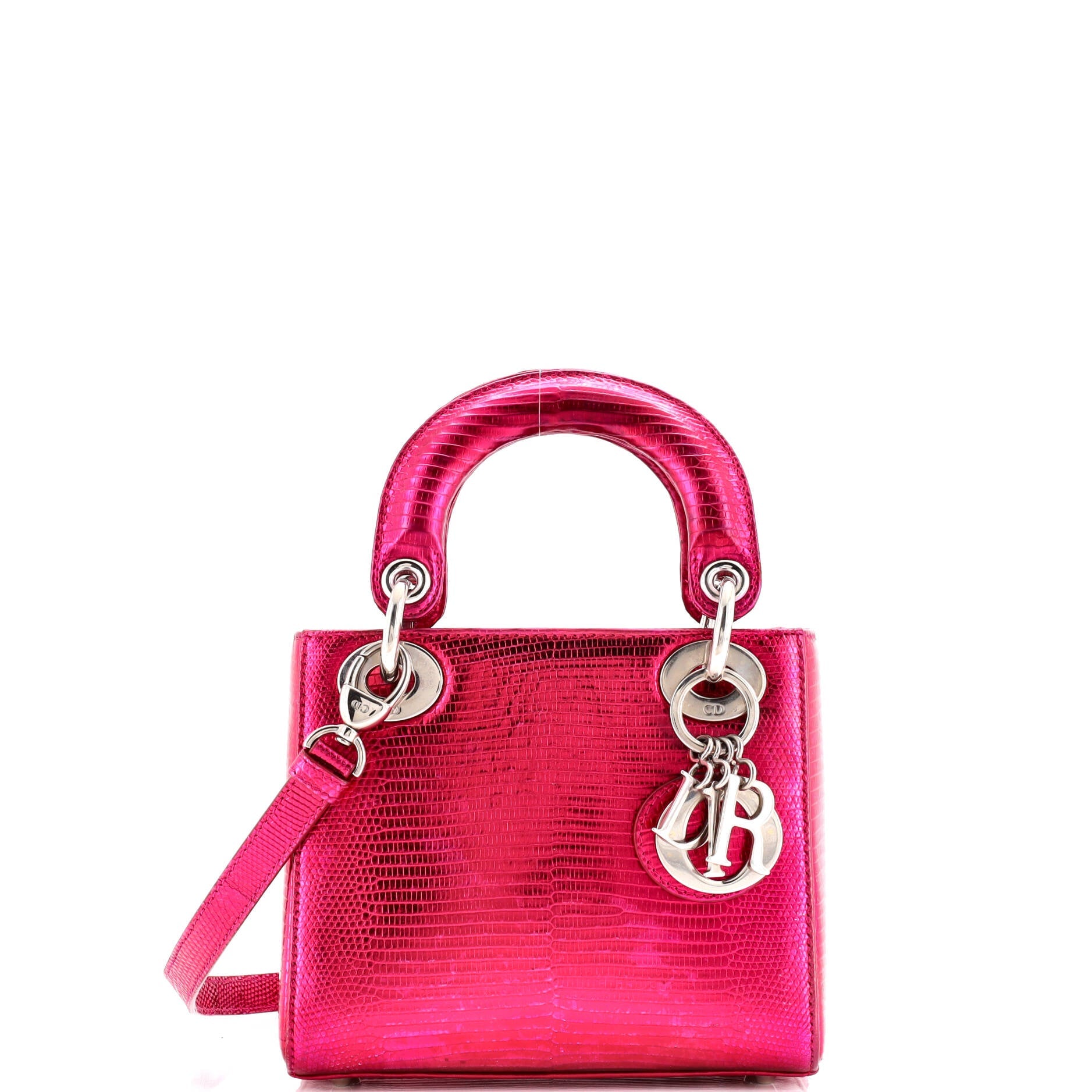 Christian Dior Lady Dior Bag Lizard Mini
