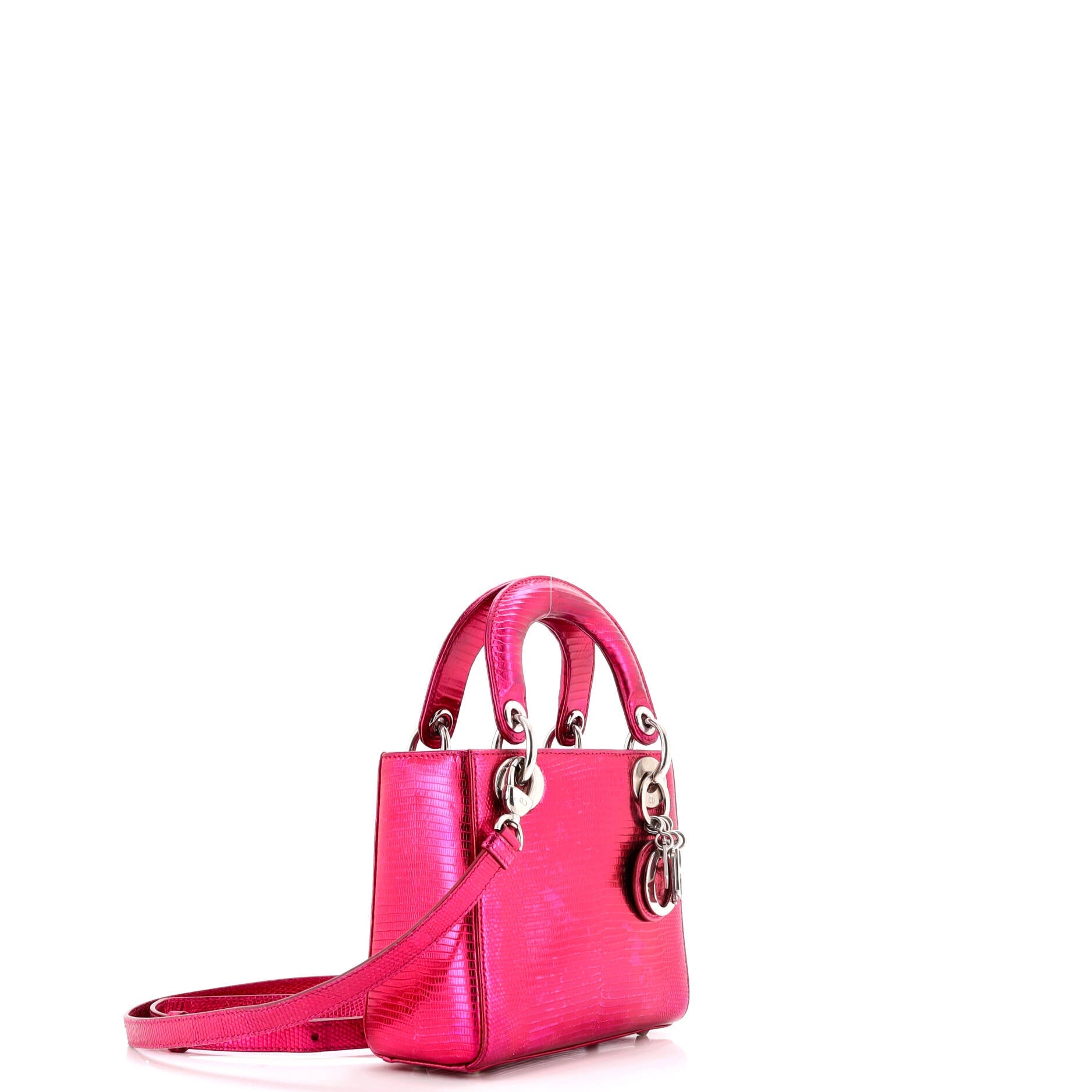 Christian Dior Lady Dior Bag Lizard Mini