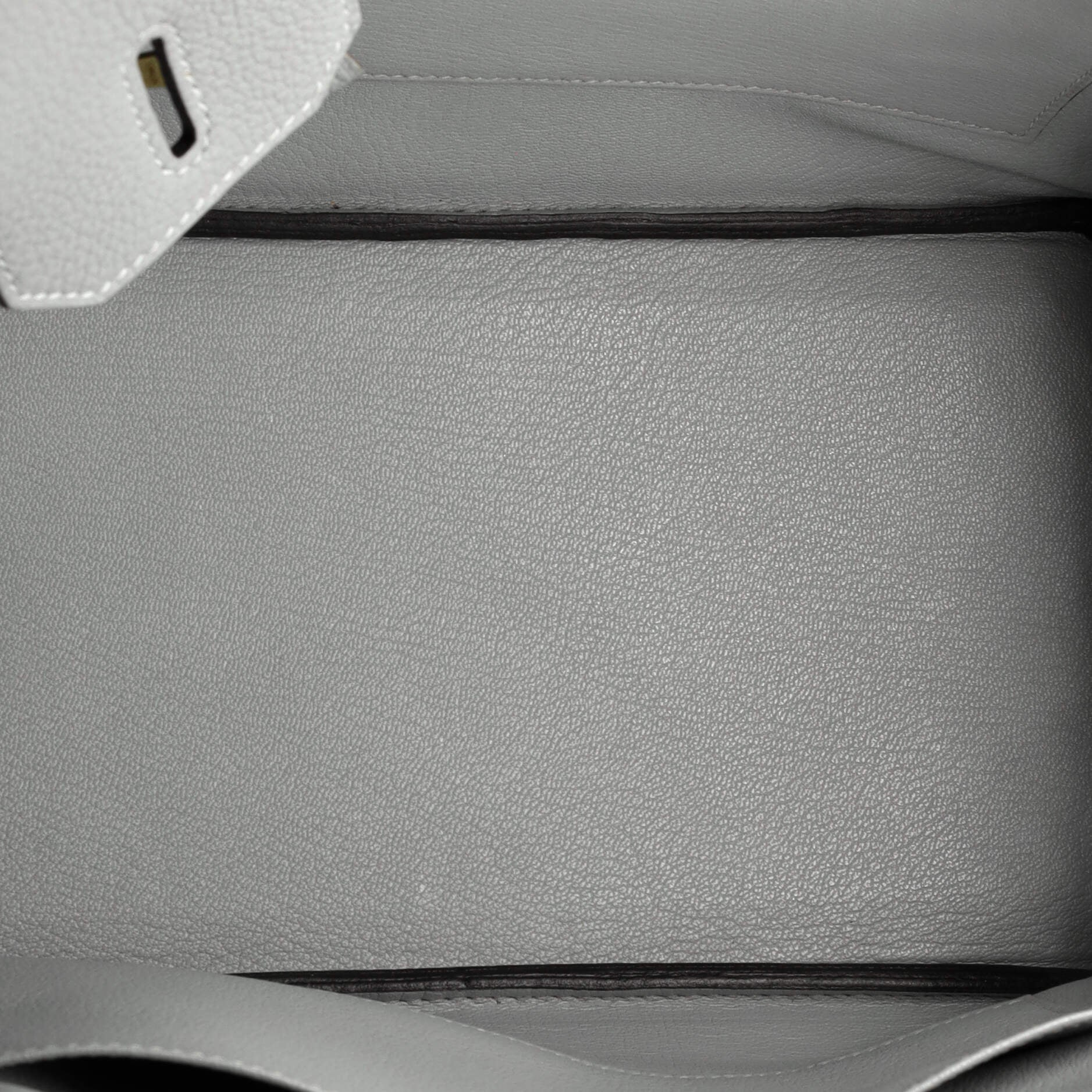 Hermes Birkin Handbag Grey Togo with Gold Hardware 30