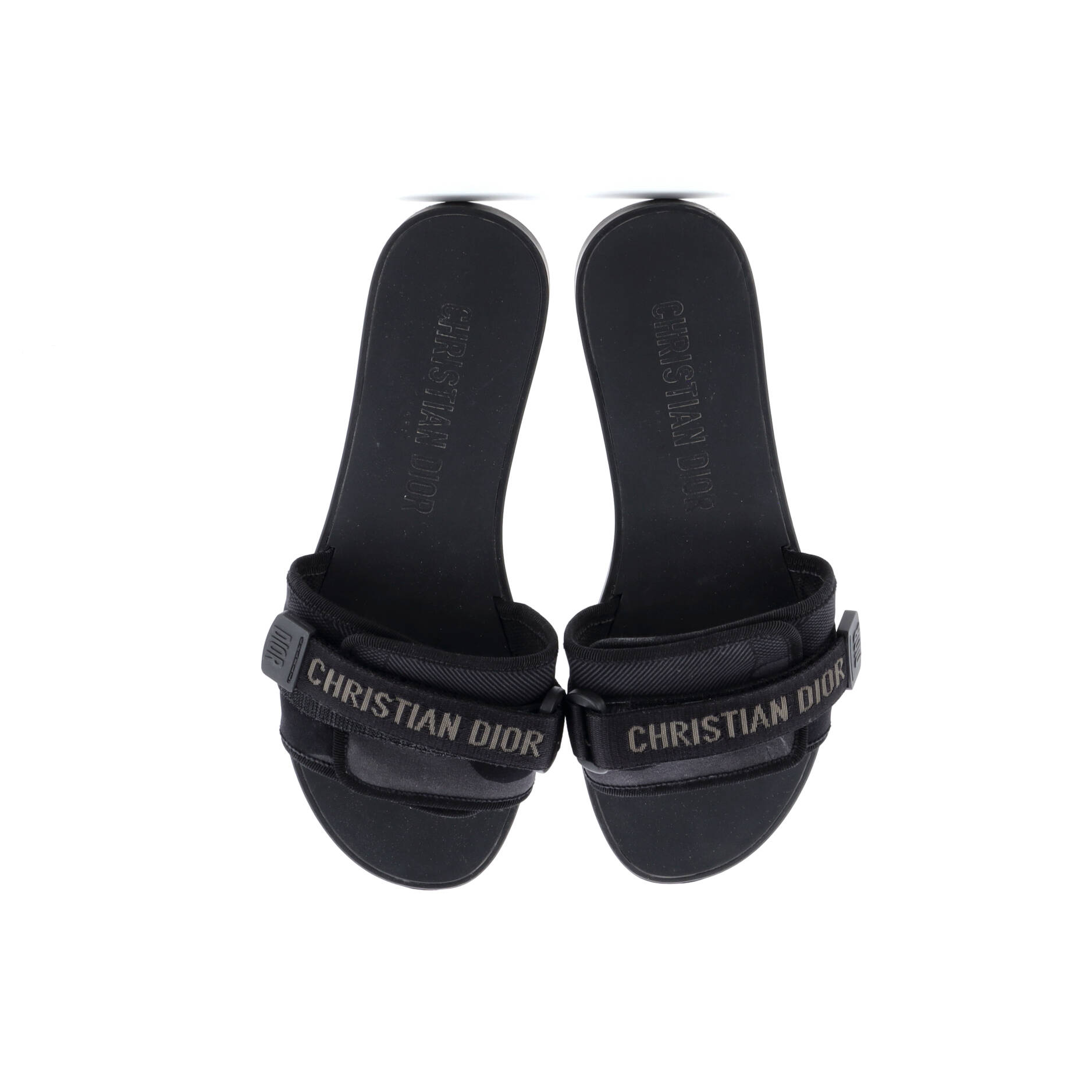 Christian Dior Women's Dio(r)evolution Slide Sandals Technical Fabric