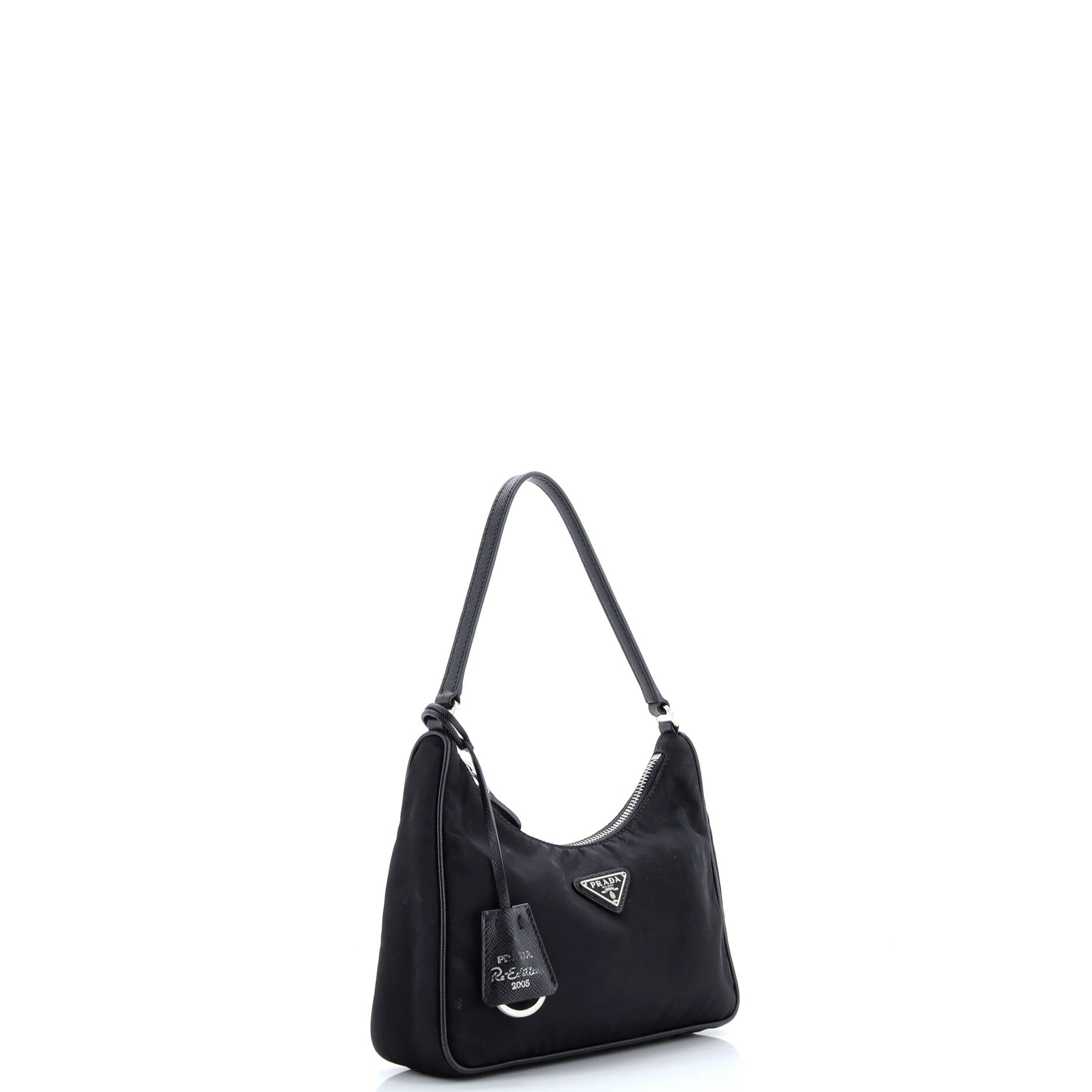 Prada Re-Edition 2005 Hobo Tessuto with Saffiano Leather Mini