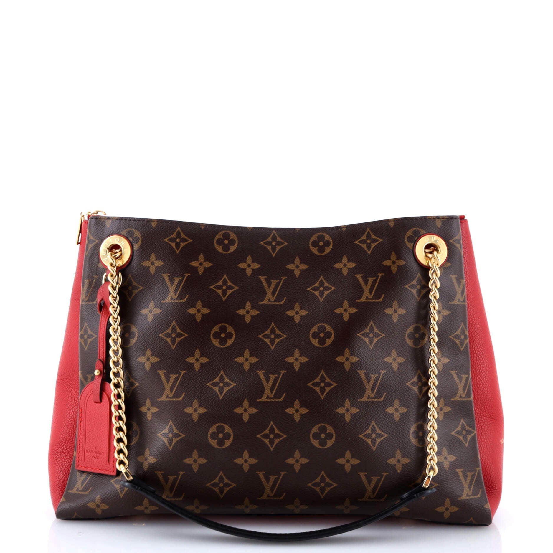 Louis Vuitton Surene Handbag Monogram Canvas with Leather MM