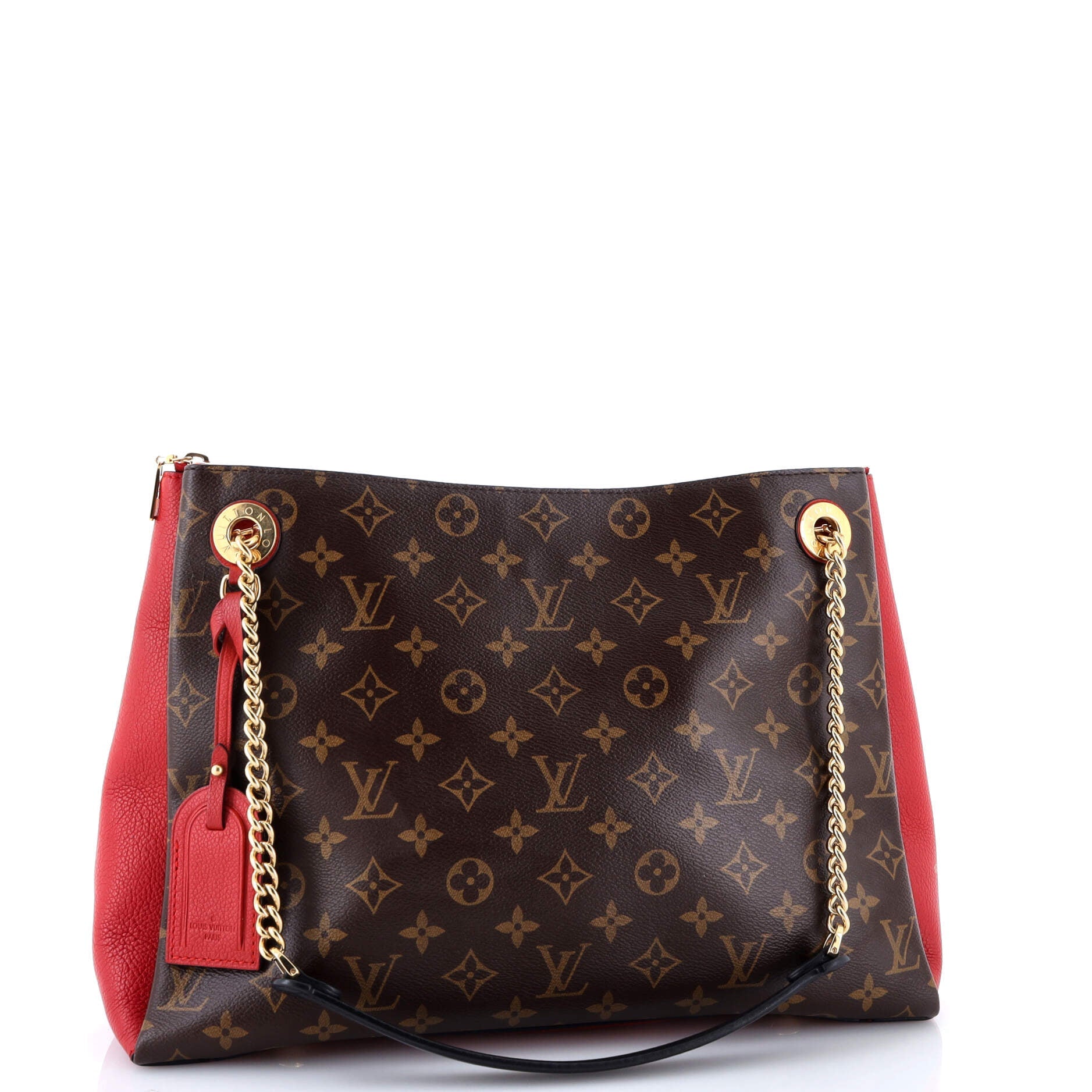 Louis Vuitton Surene Handbag Monogram Canvas with Leather MM