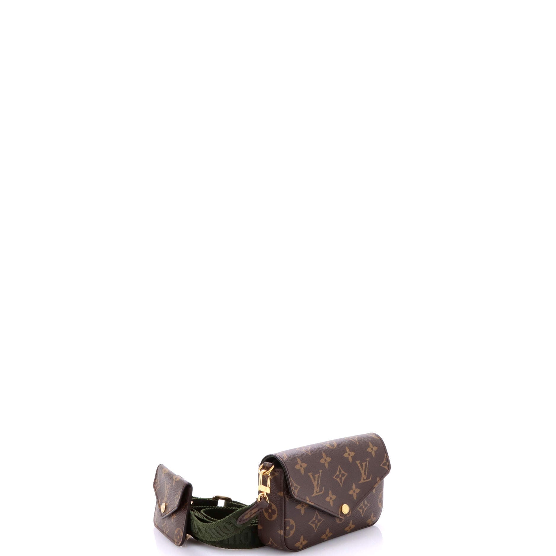 Louis Vuitton Felicie Strap & Go Handbag Monogram Canvas