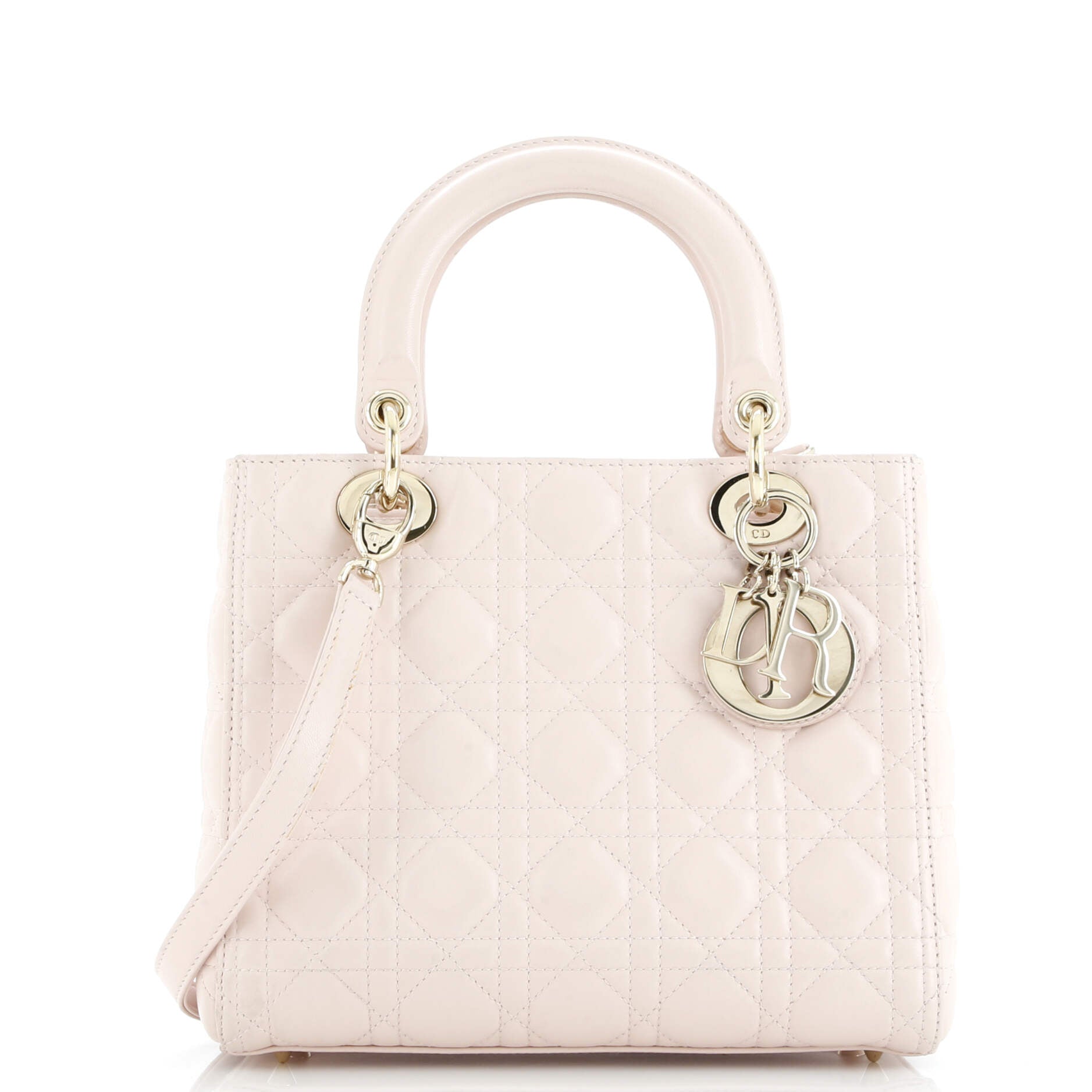 Christian Dior Lady Dior Bag Cannage Quilt Lambskin Medium