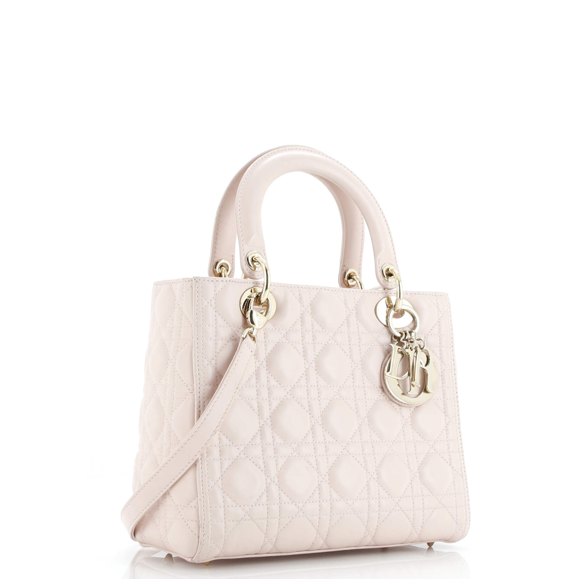 Christian Dior Lady Dior Bag Cannage Quilt Lambskin Medium