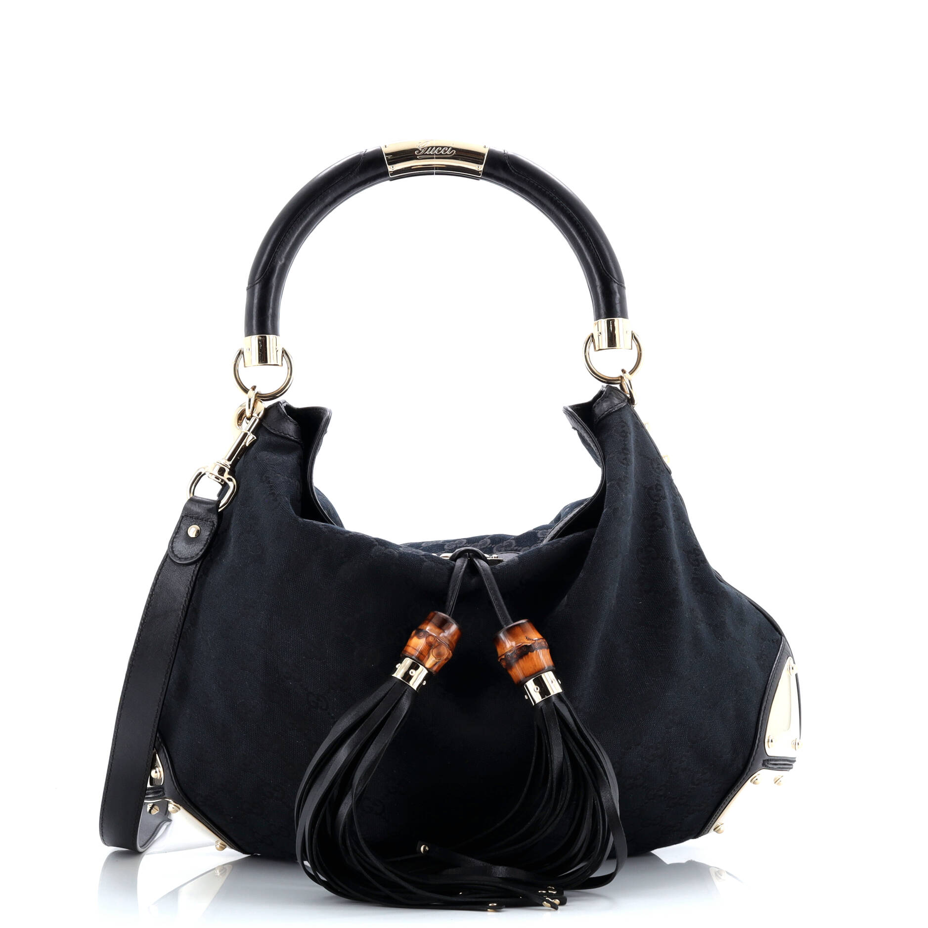 Gucci Indy Hobo GG Canvas Large