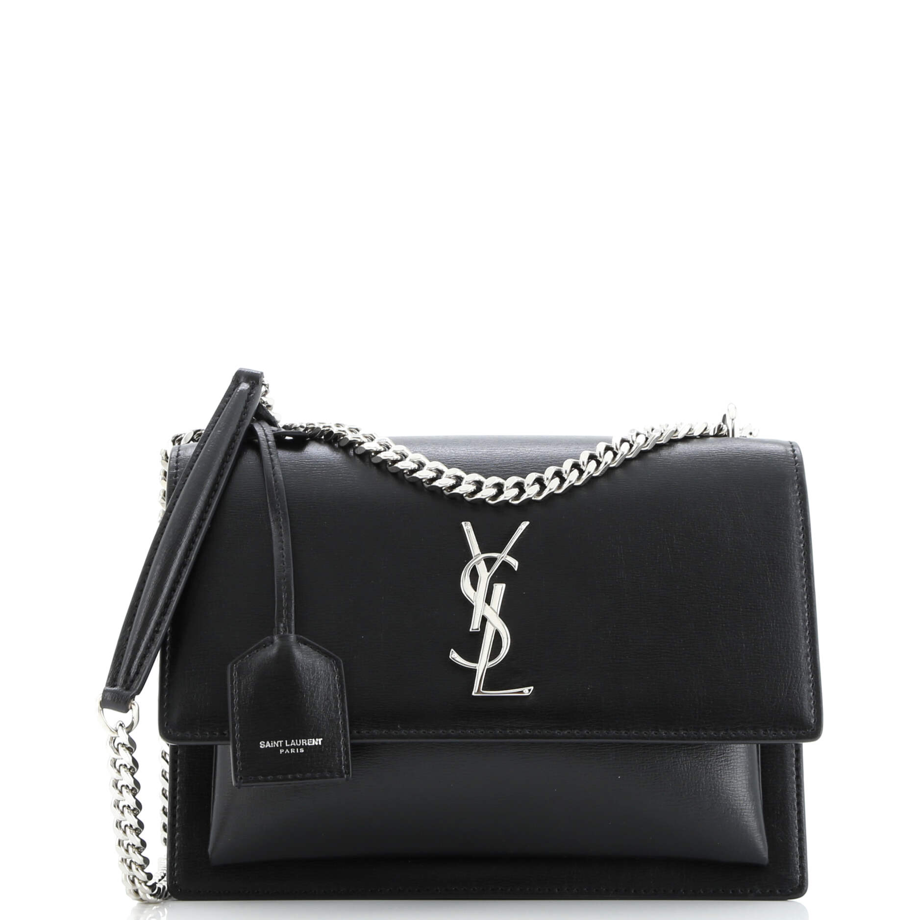 Saint Laurent Sunset Crossbody Bag Leather Medium